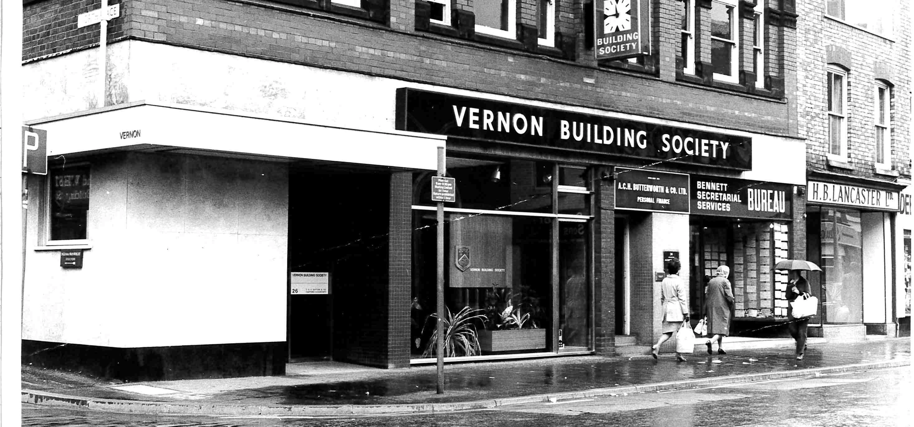 The first ever Vernon Building Society was opened in 1924 in Stockport.jpg