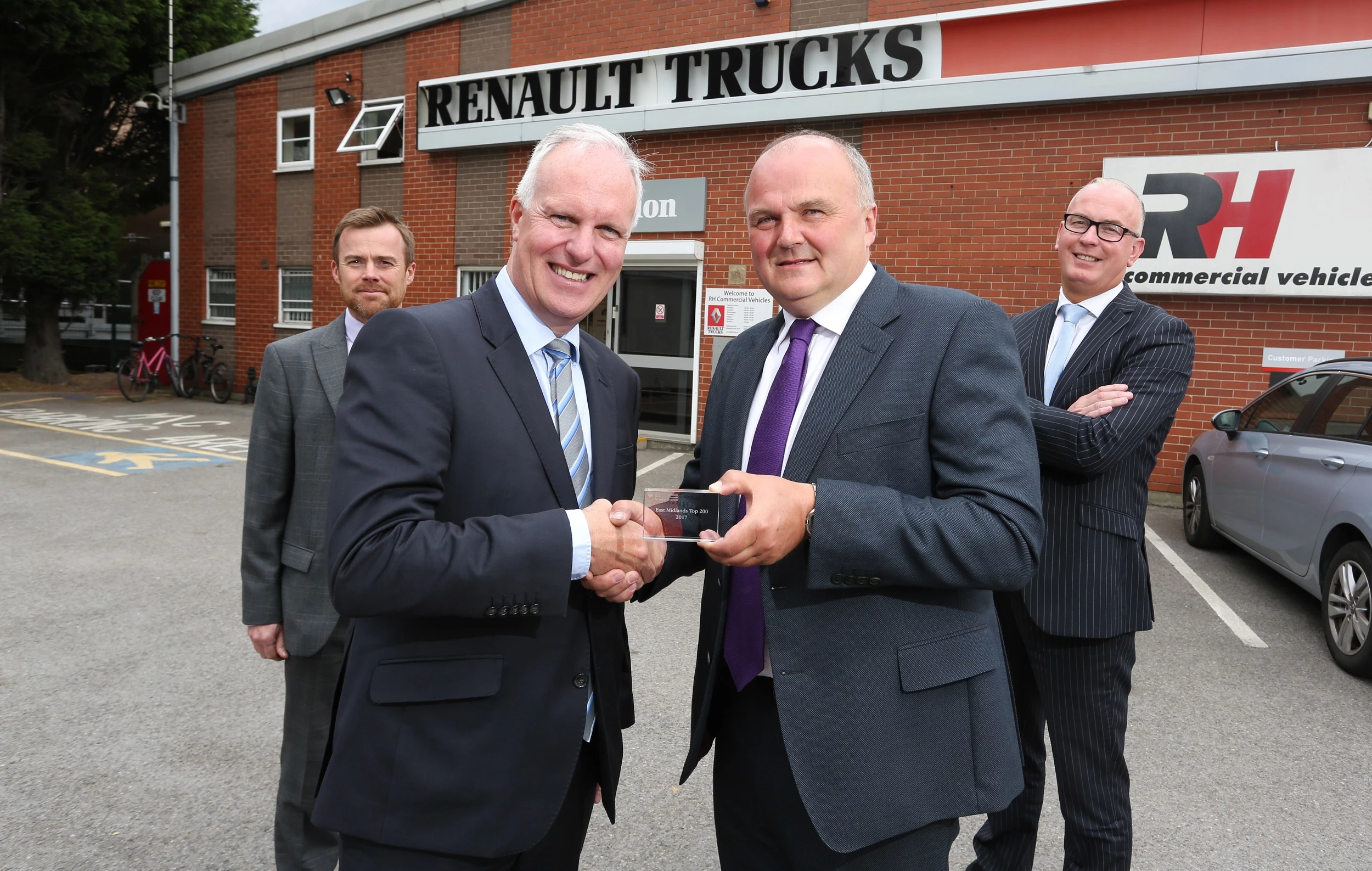 RHCV celebrating the Grant Thornton Award