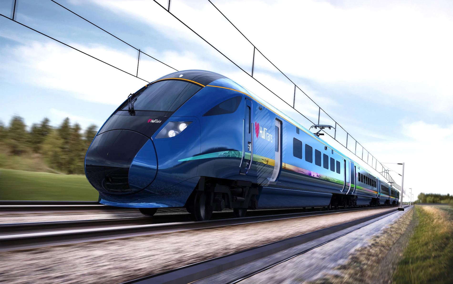 An artist's impression of the new Hull Trains