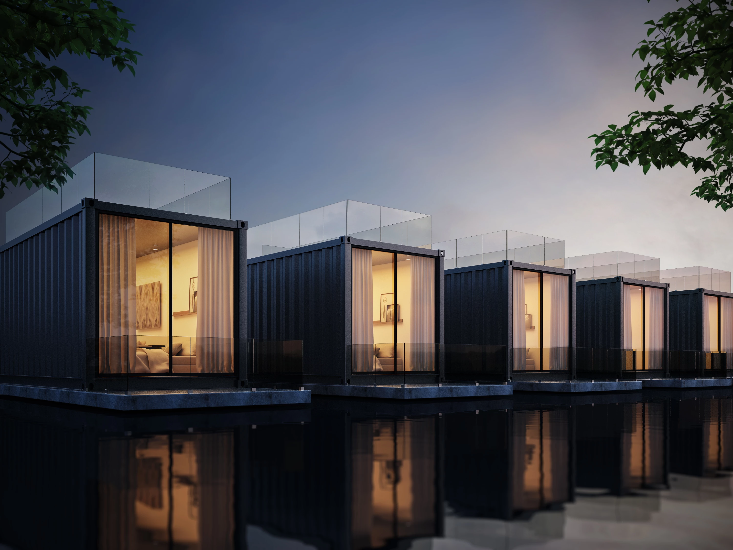 Eco-friendly container homes