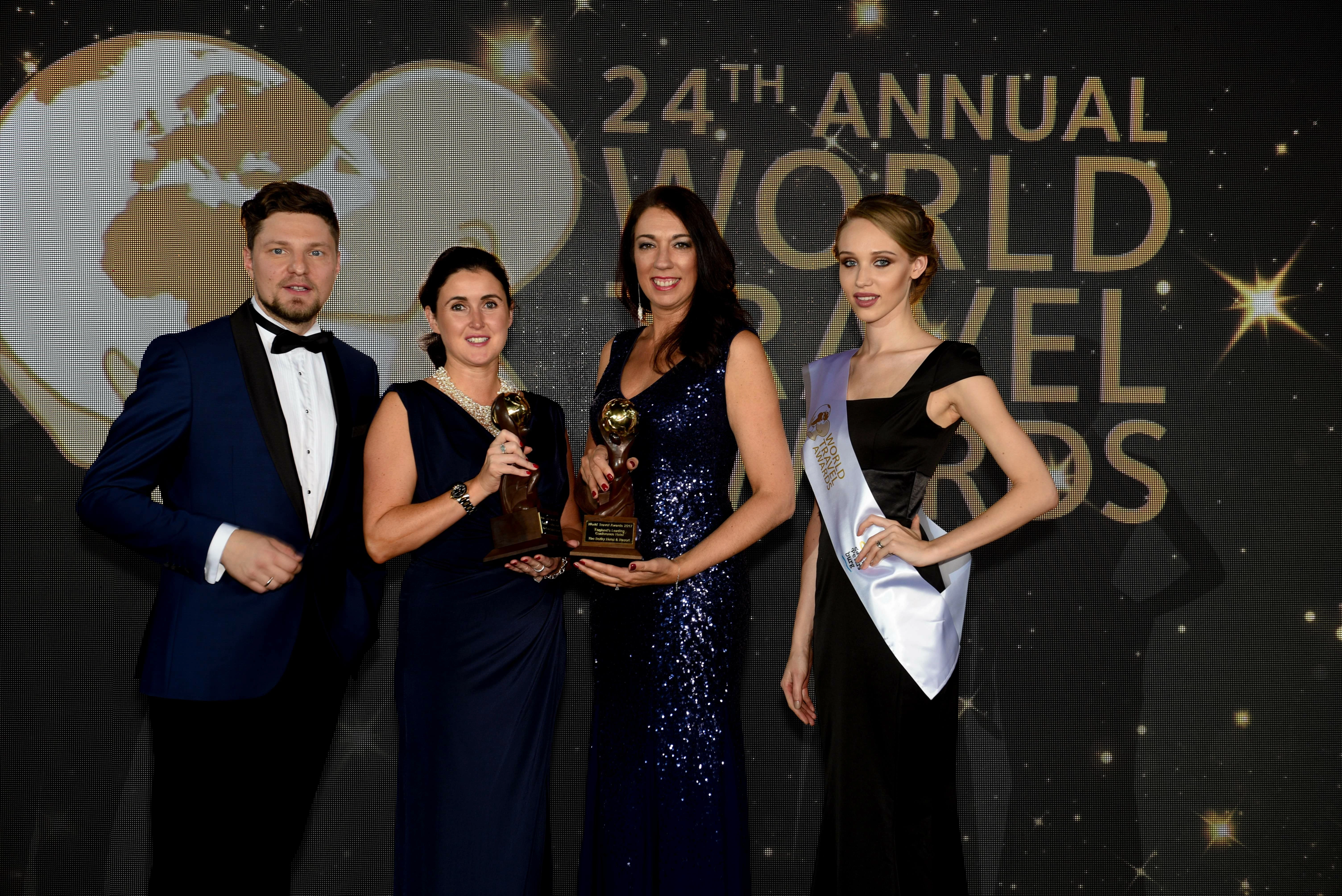 The Belfry collect their World Travel Award