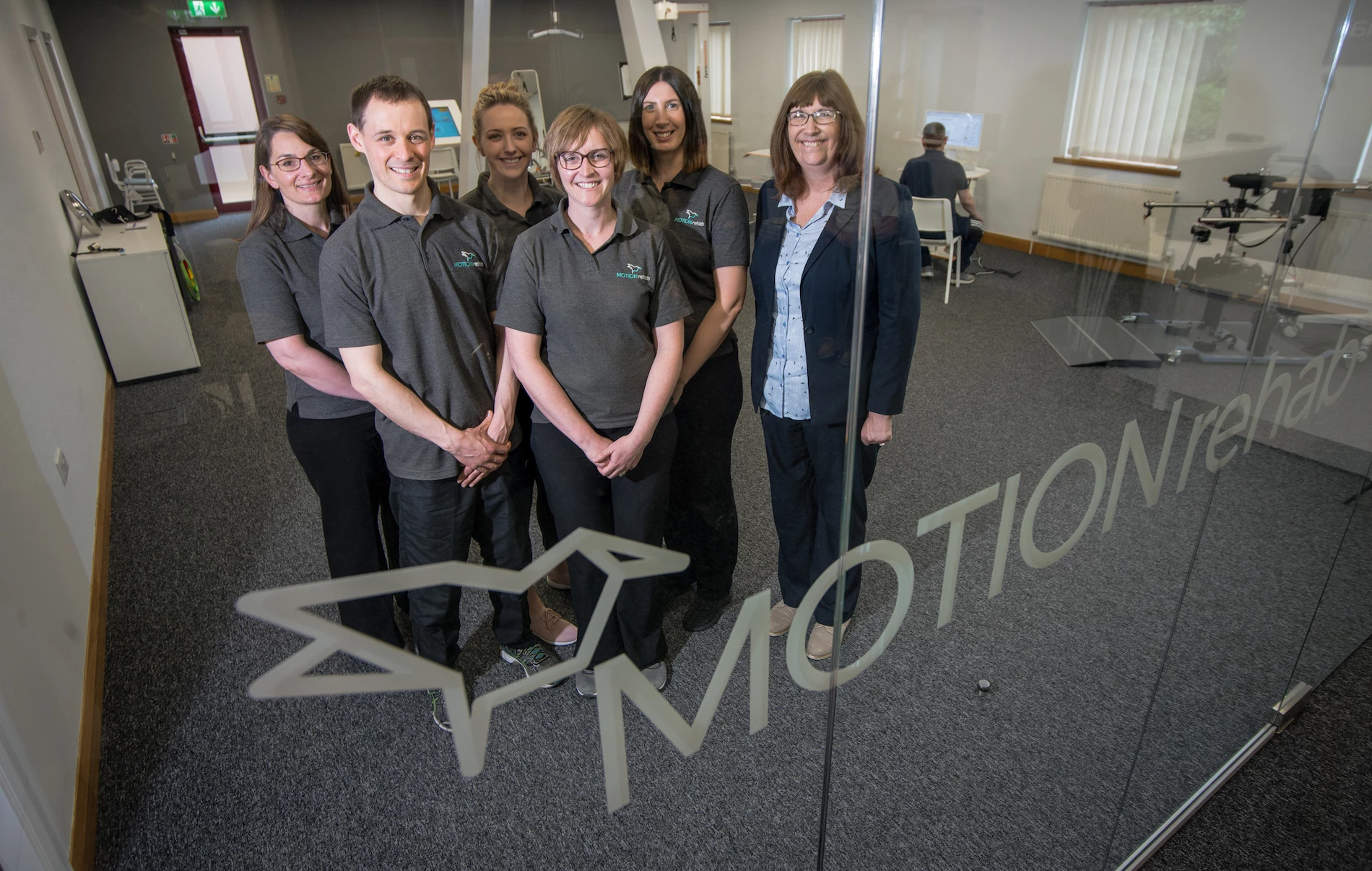 he MOTIONrehab team at their new Morley clinic.