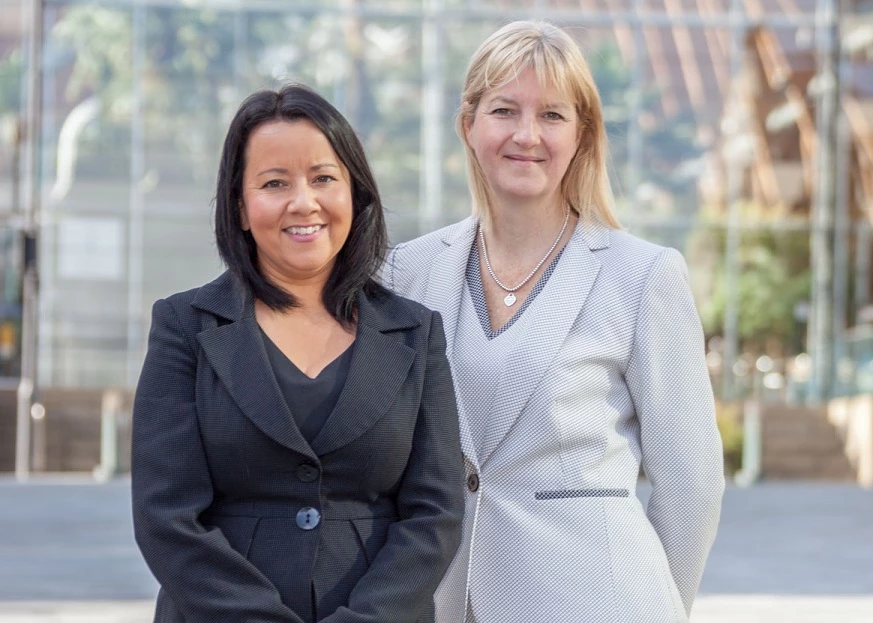 Michaela Heathcote (right), Taylor&Emmet's head of family law, welcomes Rachel Barlow to the team. 