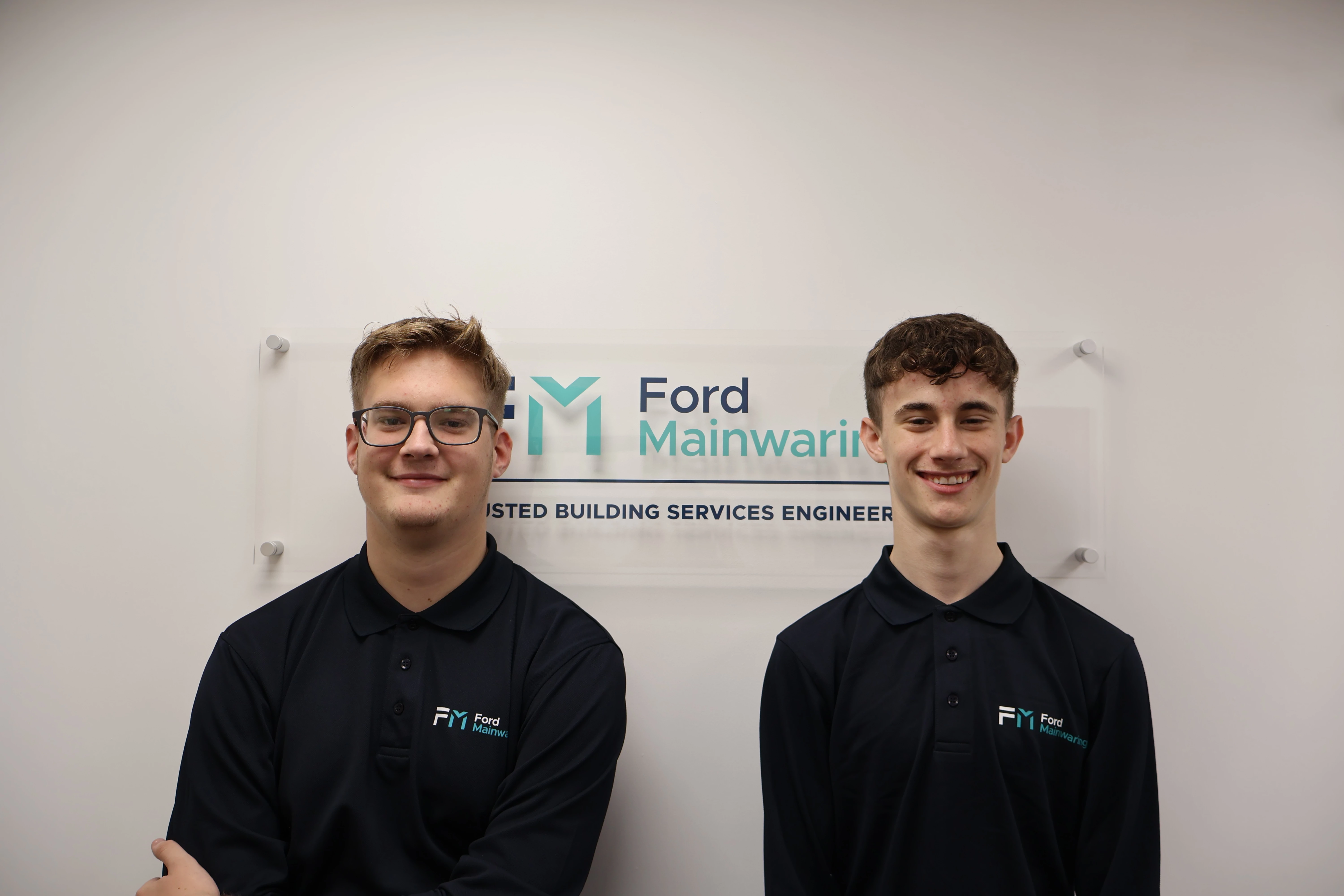 Ford Mainwaring's new apprentices.