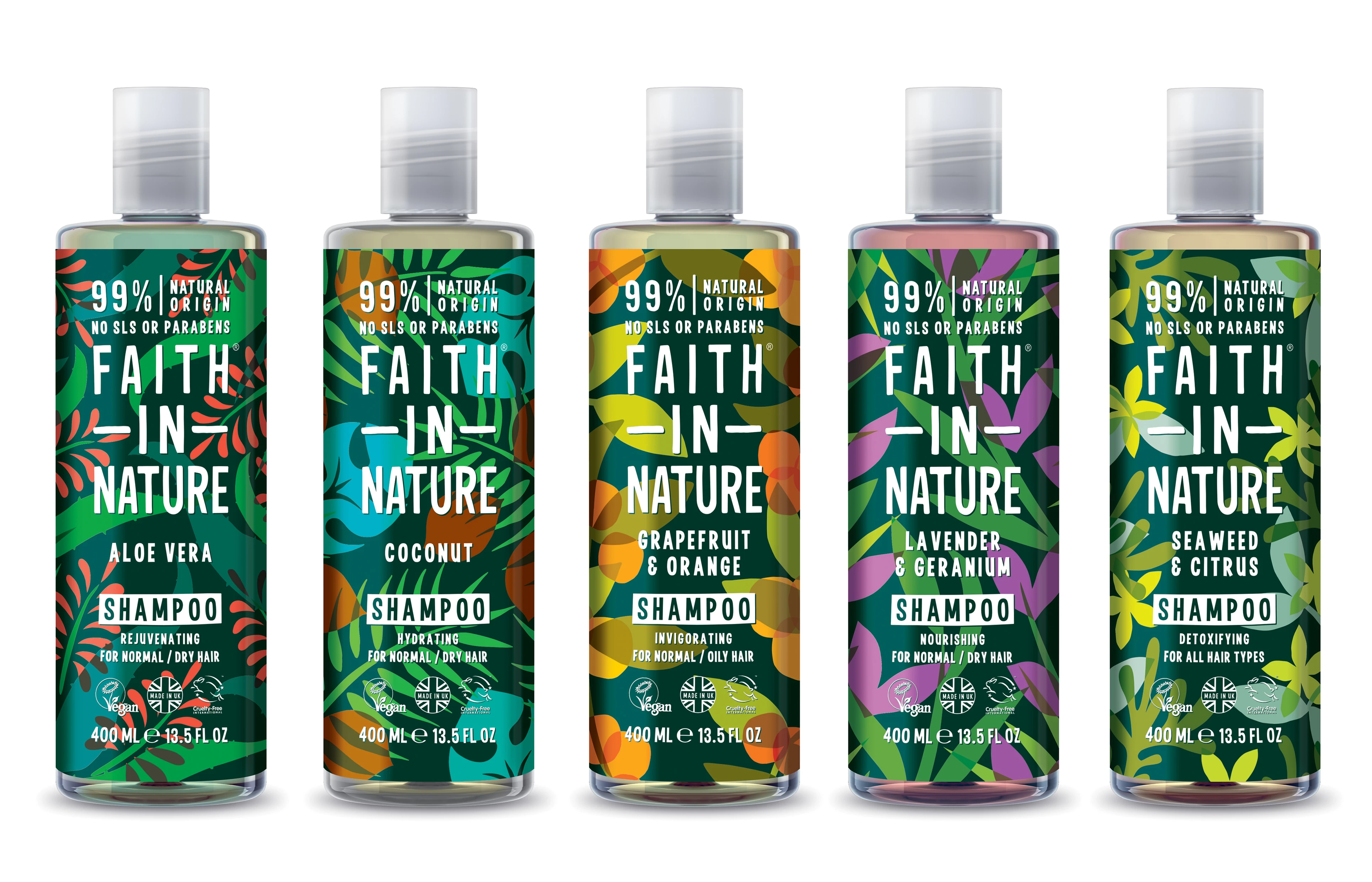 Faith In Nature - new packaging