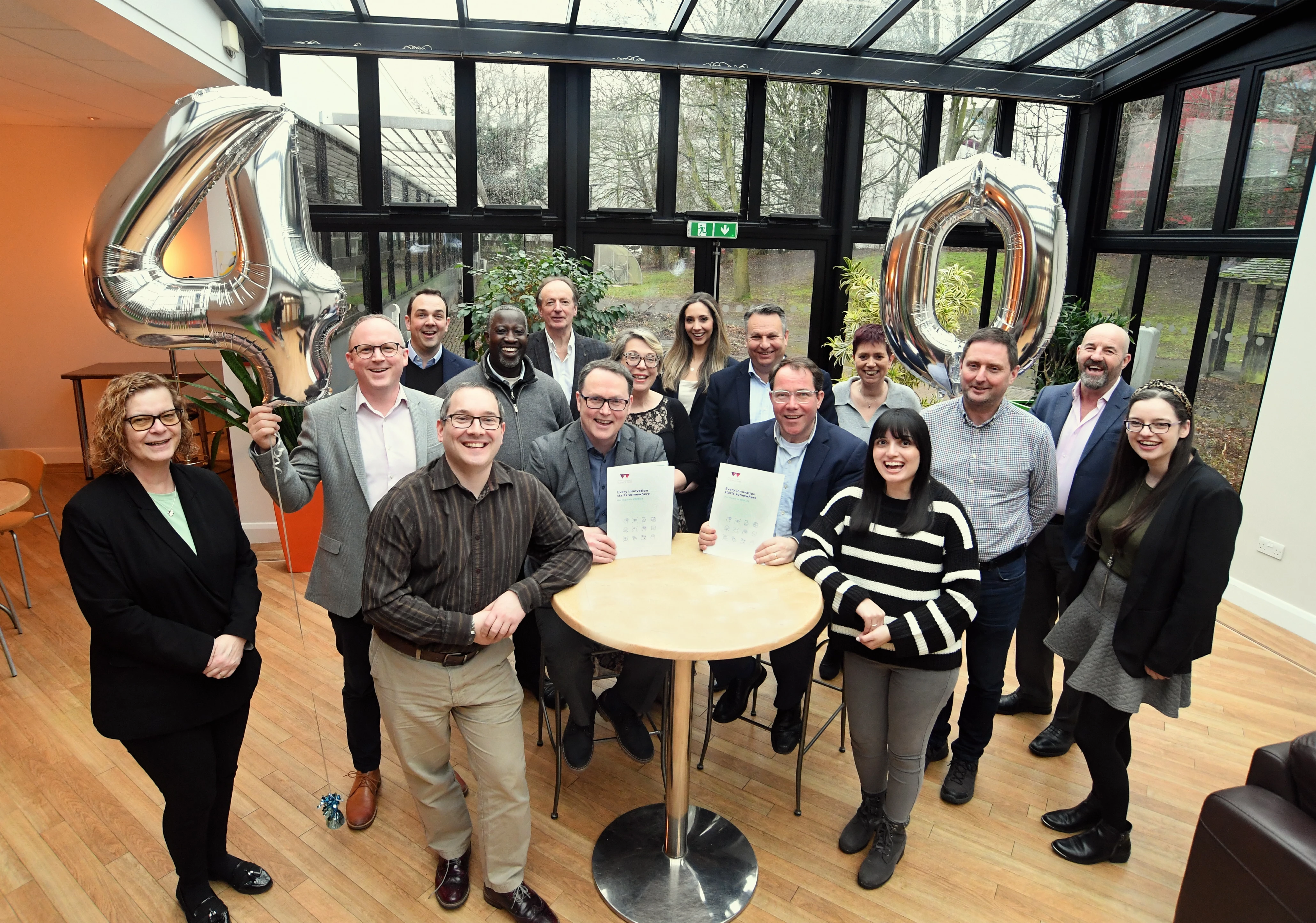 The University of Warwick Science Park team and partners celebrate the release of its 2022/23 impact report and its 40th anniversary this year.