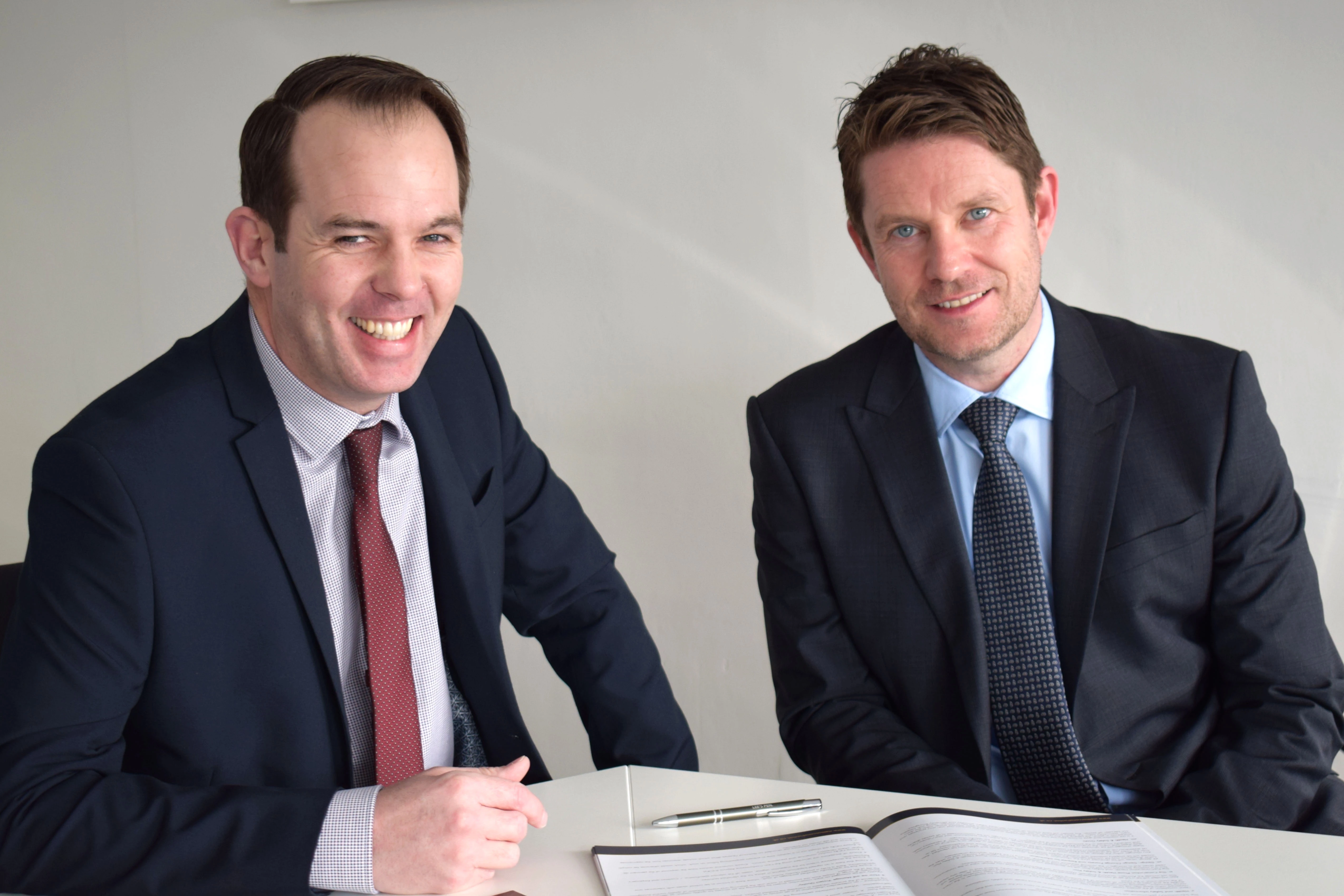 Lee Kirk and Chris Cant