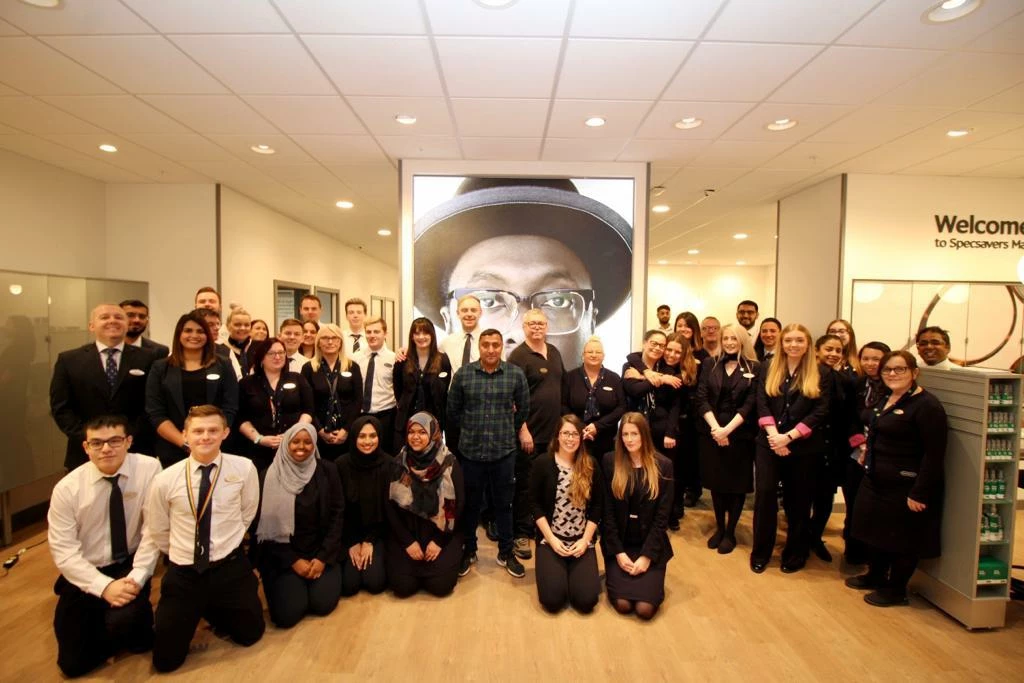 The entire team at Specsavers Manchester Arndale