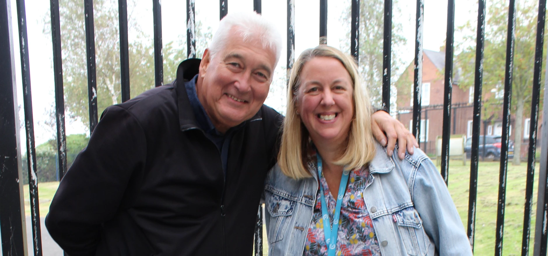 Martin Westbrook and Joanne King at CNE pergola opening