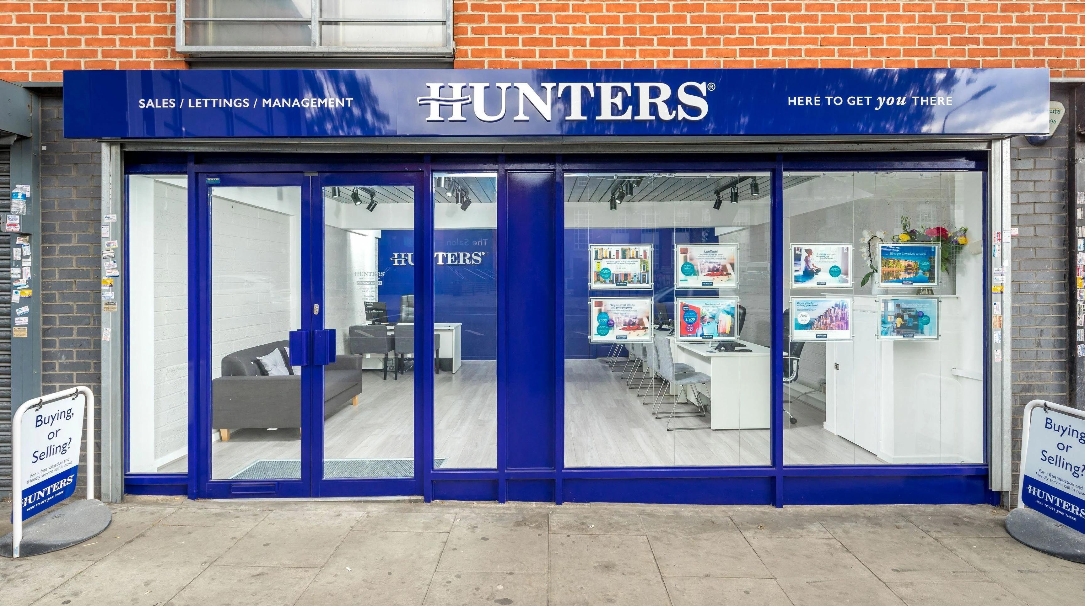 Hunters' new Tottenham branch.