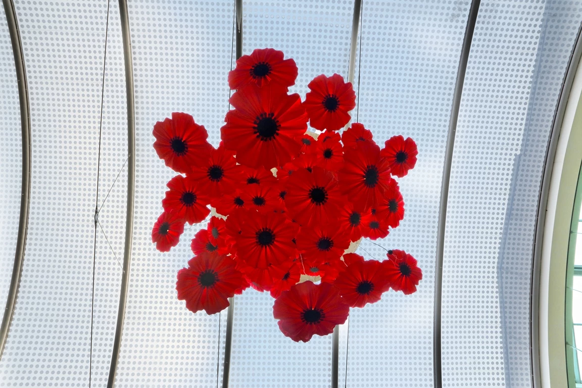 Poppy Chandelier at intu Metrocentre