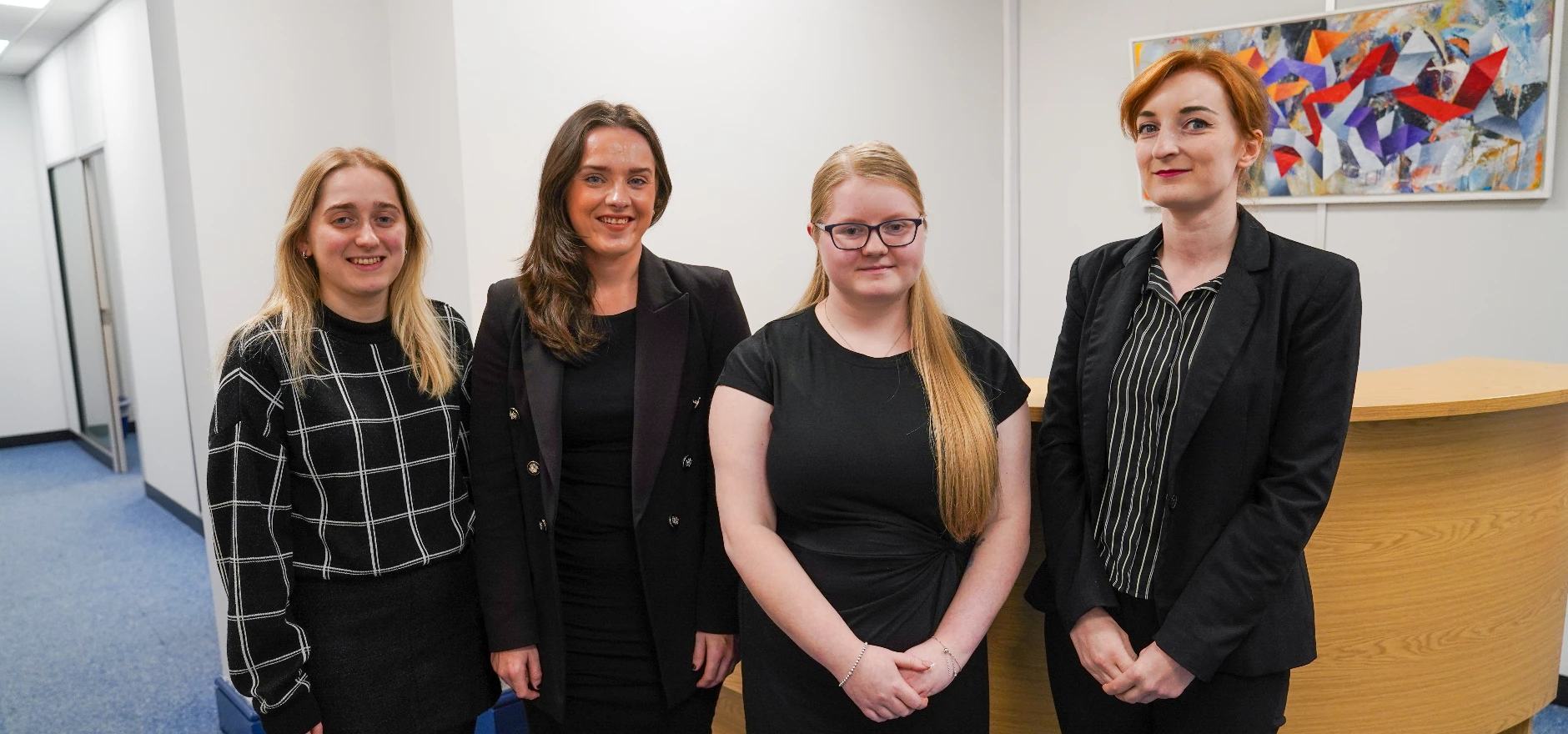 Berkson Family Law (L-R)- Caoimhe Melaugh, Rachael Hynds, Ellie Worthington and Hannah Playdon.jpg