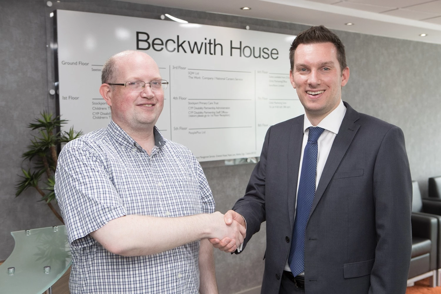 Dylan Moore with Rhys Jones of Orbit Developments