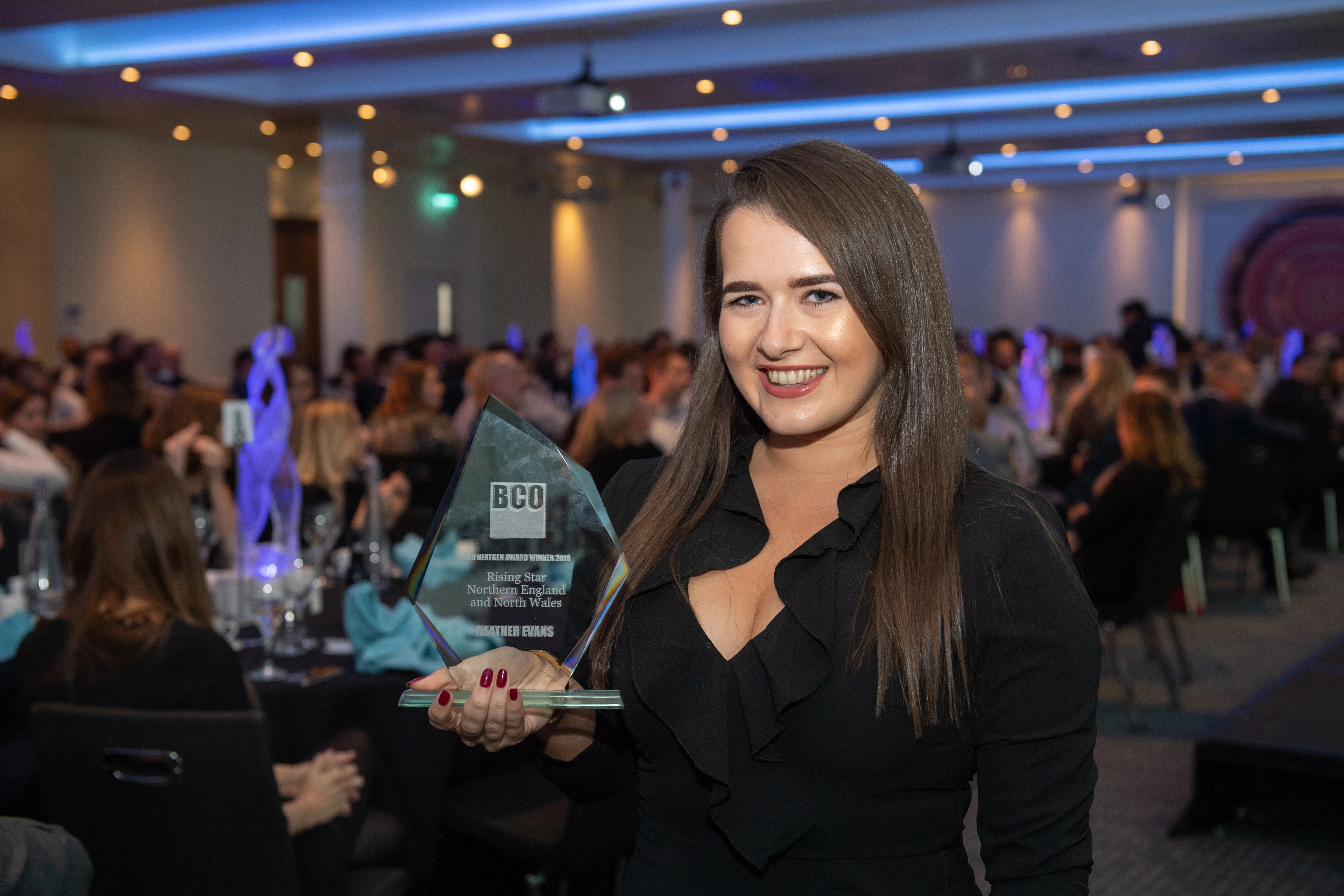 Rider Levett Bucknall’s (RLB) Heather Evans honoured at the British Council for Offices’ NextGen Awards