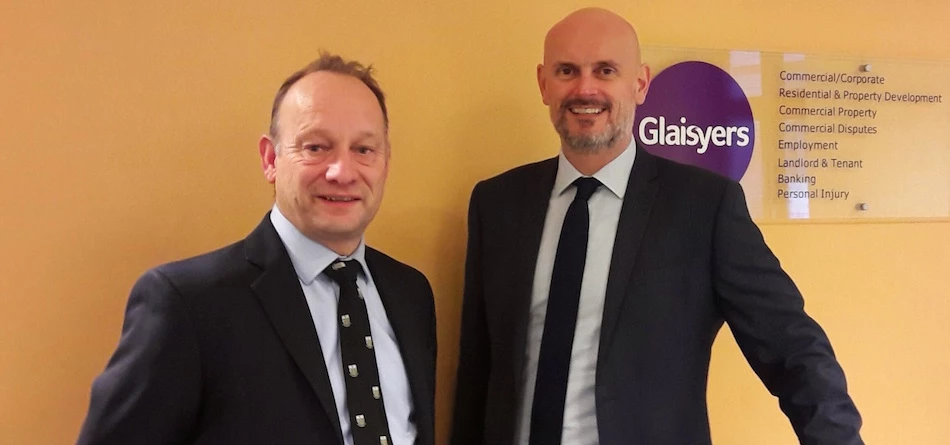 Nick Johnson from Glaisyers (left) with NatWest's Nick Leeland