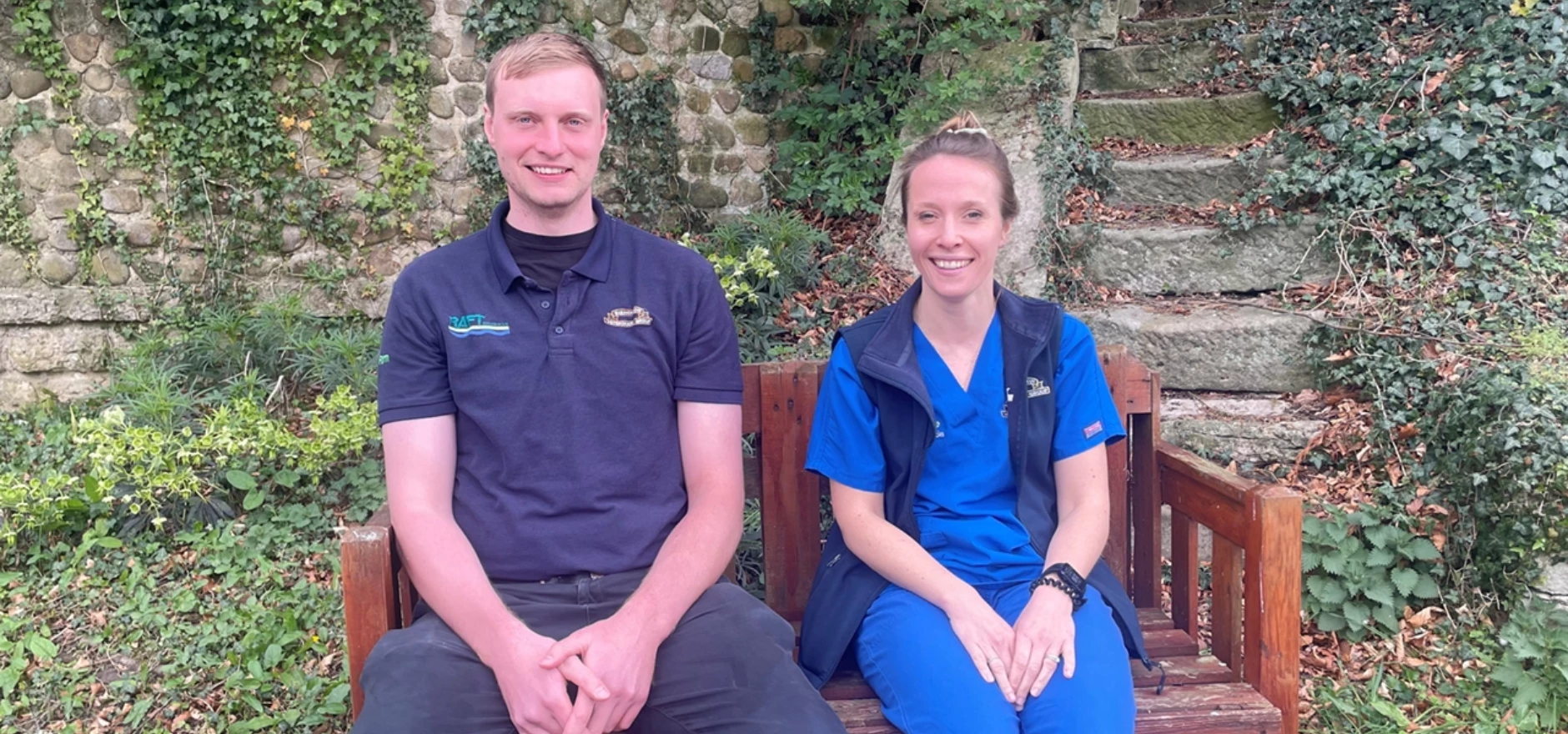 Alex Oliver and Laura Pearce from Bishopton Vets.jpg