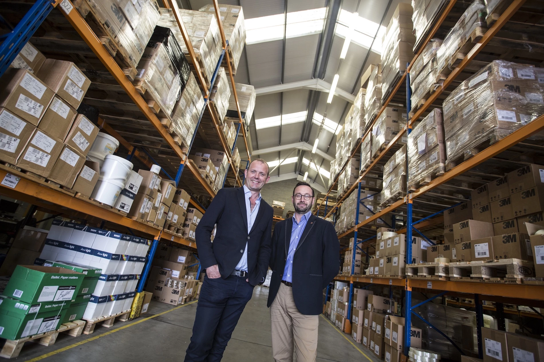 The NBT Group’s CEO, Toby Bridges (left), with group chief growth officer, Peter Oram (right).