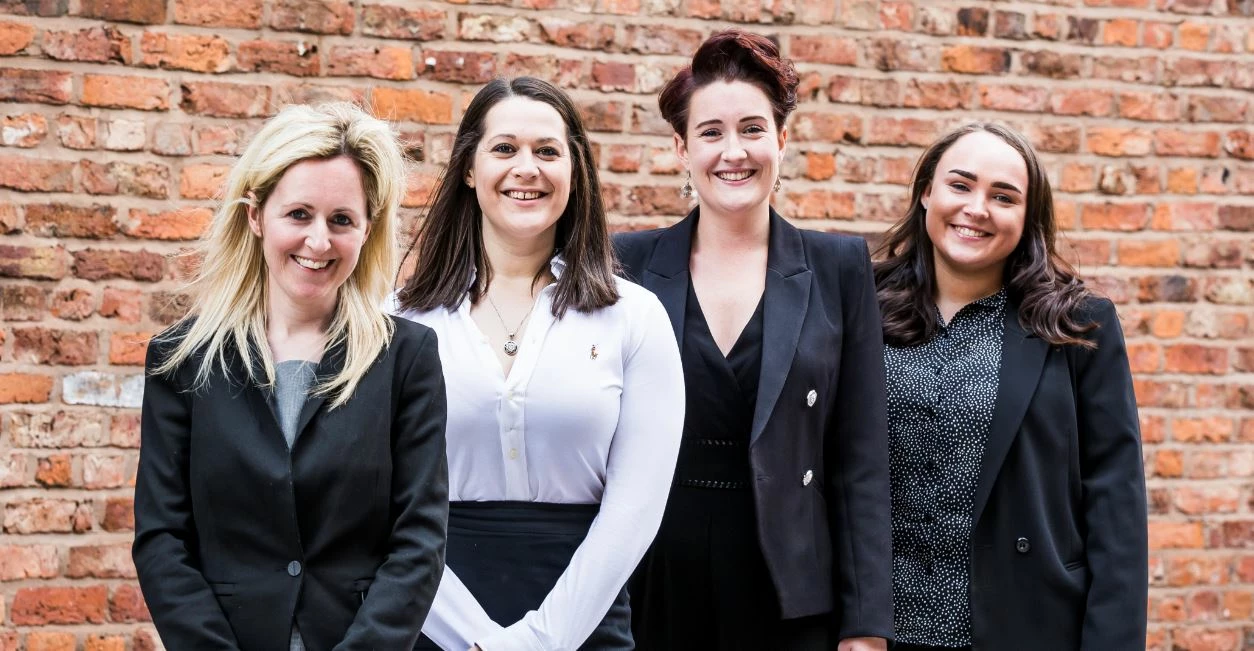 McAlister Family Law new recruits (left to right) Laura Phillips, Nina Rawlings, Jessica Horsman and Natalie Kralski