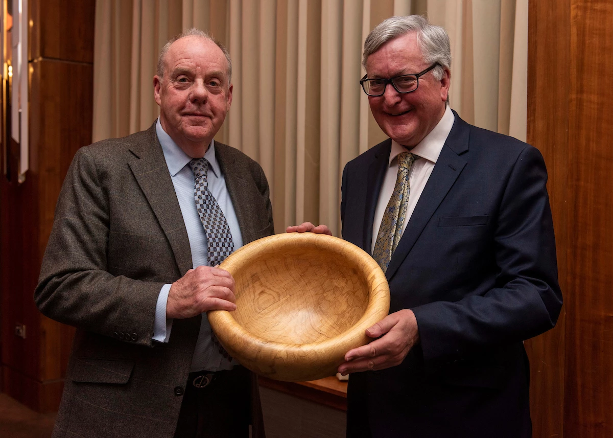 Martin Gale, Chairman of BSW Timber, was named as the winner of the Dedicated Service to Forestry Award at Confor's annual dinner in Edinburgh.