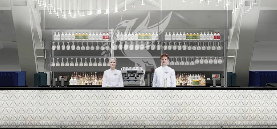How the bar in The Liverpool Collection Lounge might look 