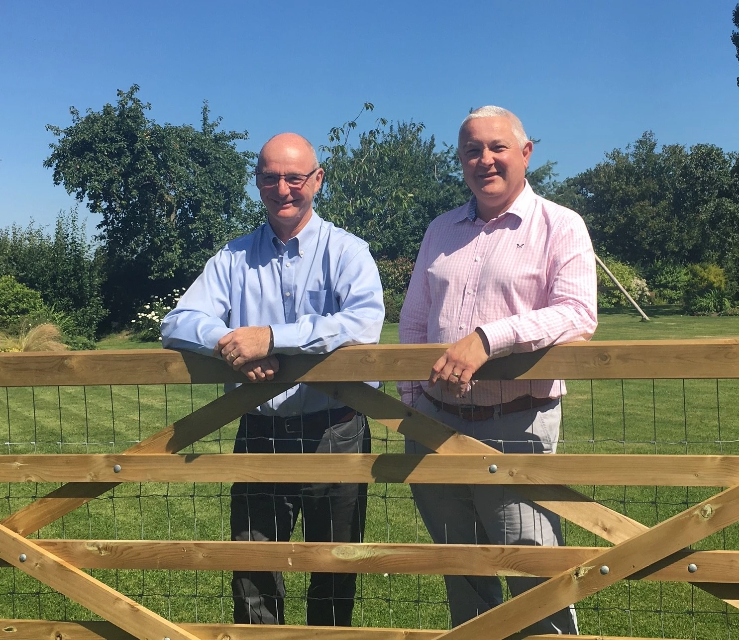 John Brown, newly appointed Operations and Risk Director at One Stop Business Finance with Andrew Mackenzie, One Stop Business Finance Managing Director.