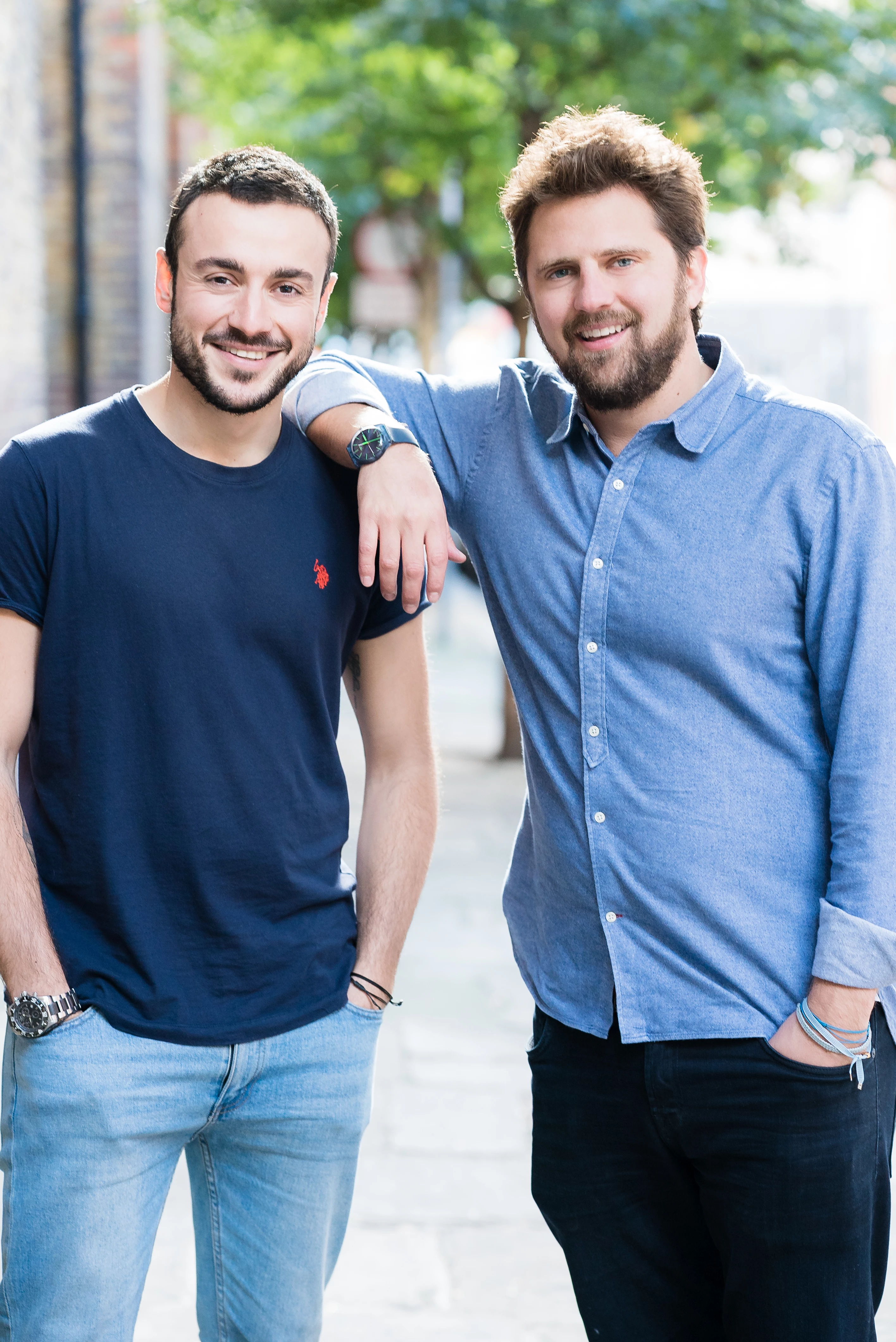 Plum co-founders Alex Michael (left) and Victor Trokoudes