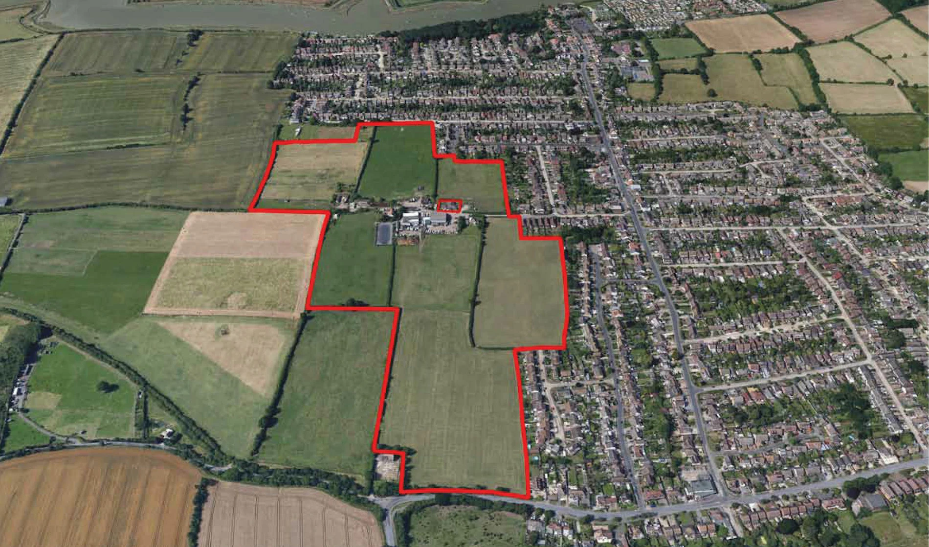  53 acre residential development site in Hullbridge Essex