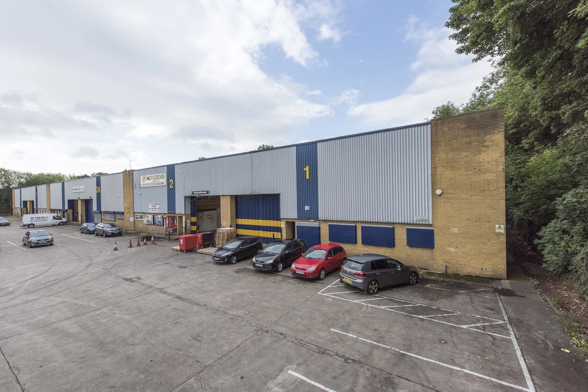 Claywheels Lane industrial estate in Sheffield.