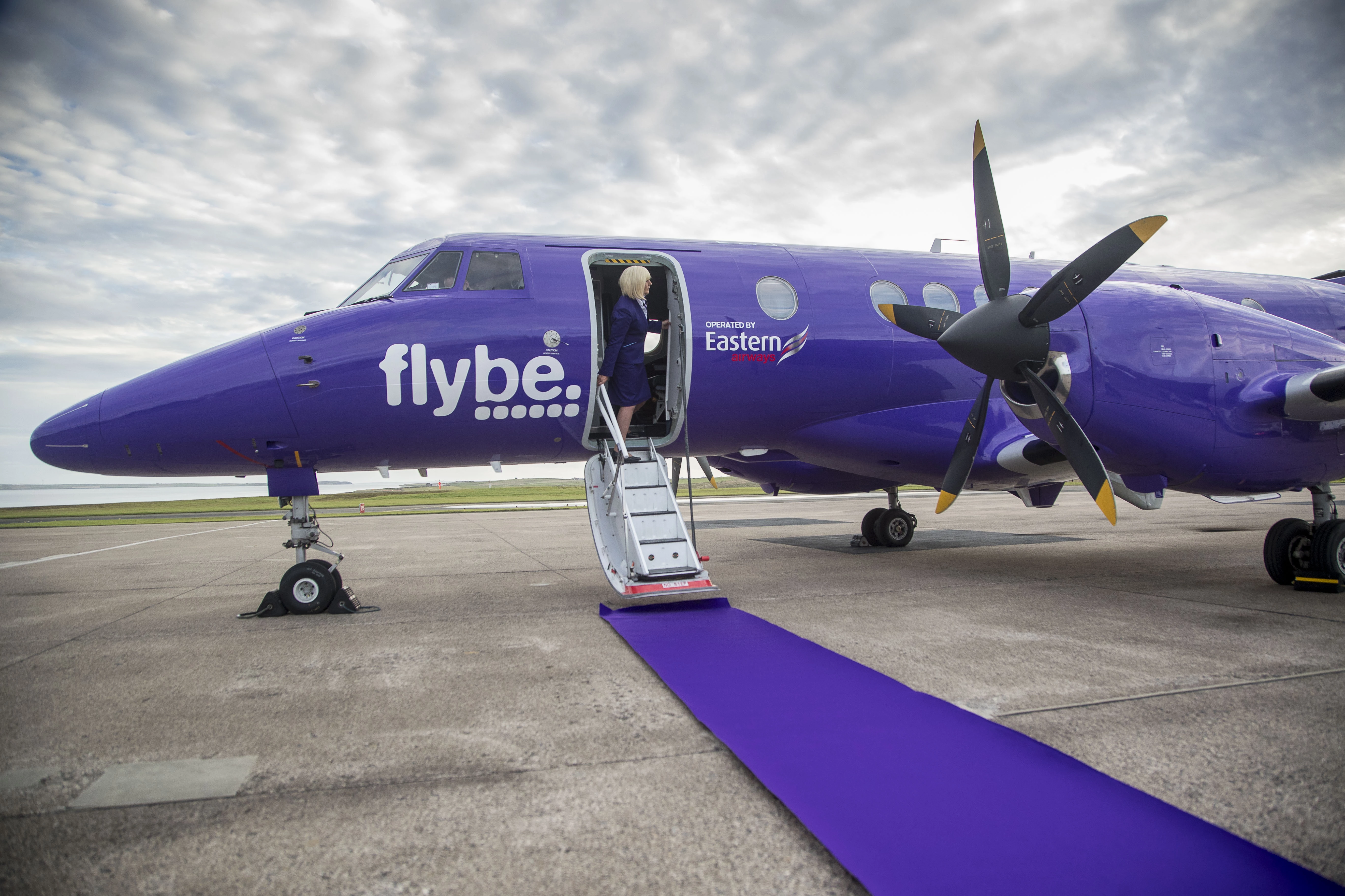 The airline is a franchise partner of Flybe