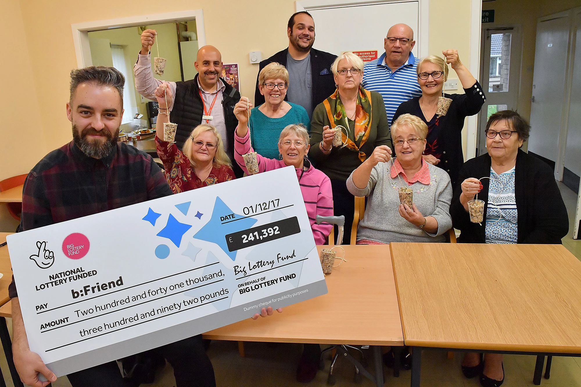 Doncaster's b:Friend receive funding from The Big Lottery Fund