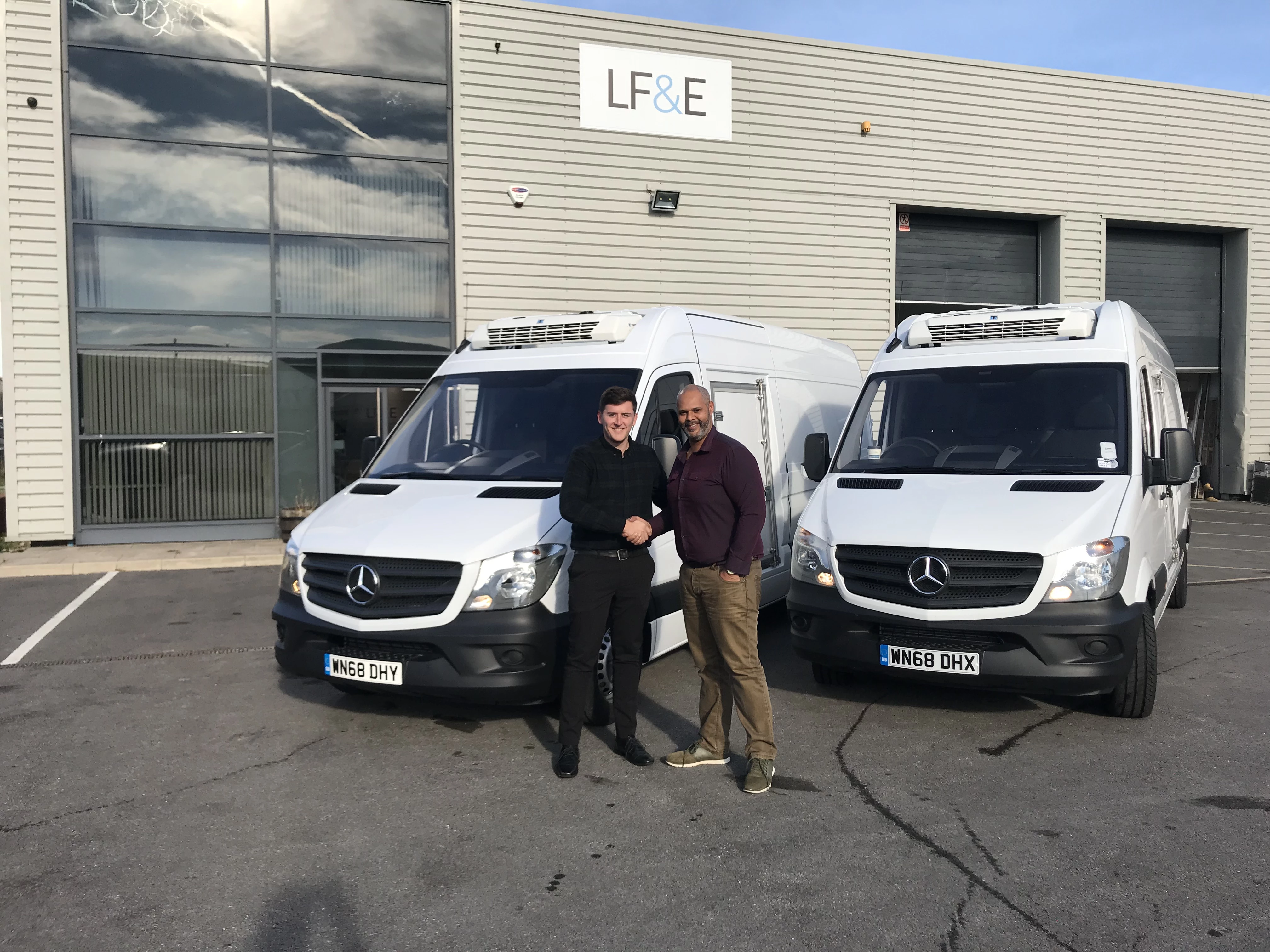 LF&E take delivery of their new vans