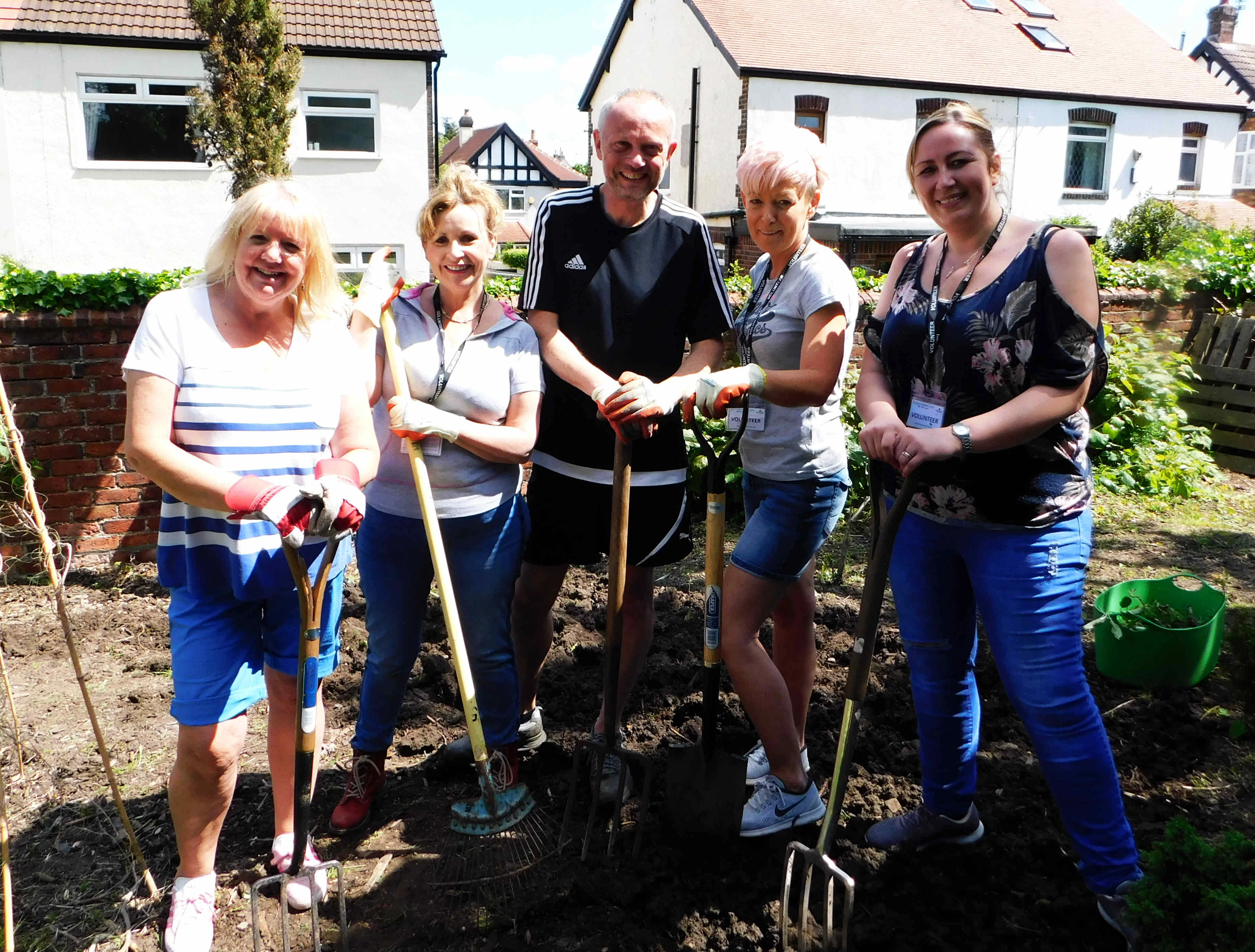 Volunteer 'gardeners' from the ranks of St James's Wealth Management