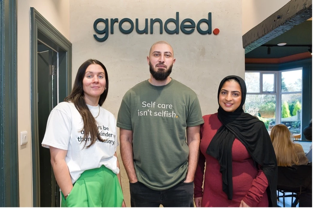 L-R: Project Manager at Living Well Consortium, Leila Zafar; Operational Director at Cognitive Wellness, Shahid Zaman; Clinical Director at Cognitive Wellness, Saira Jan.