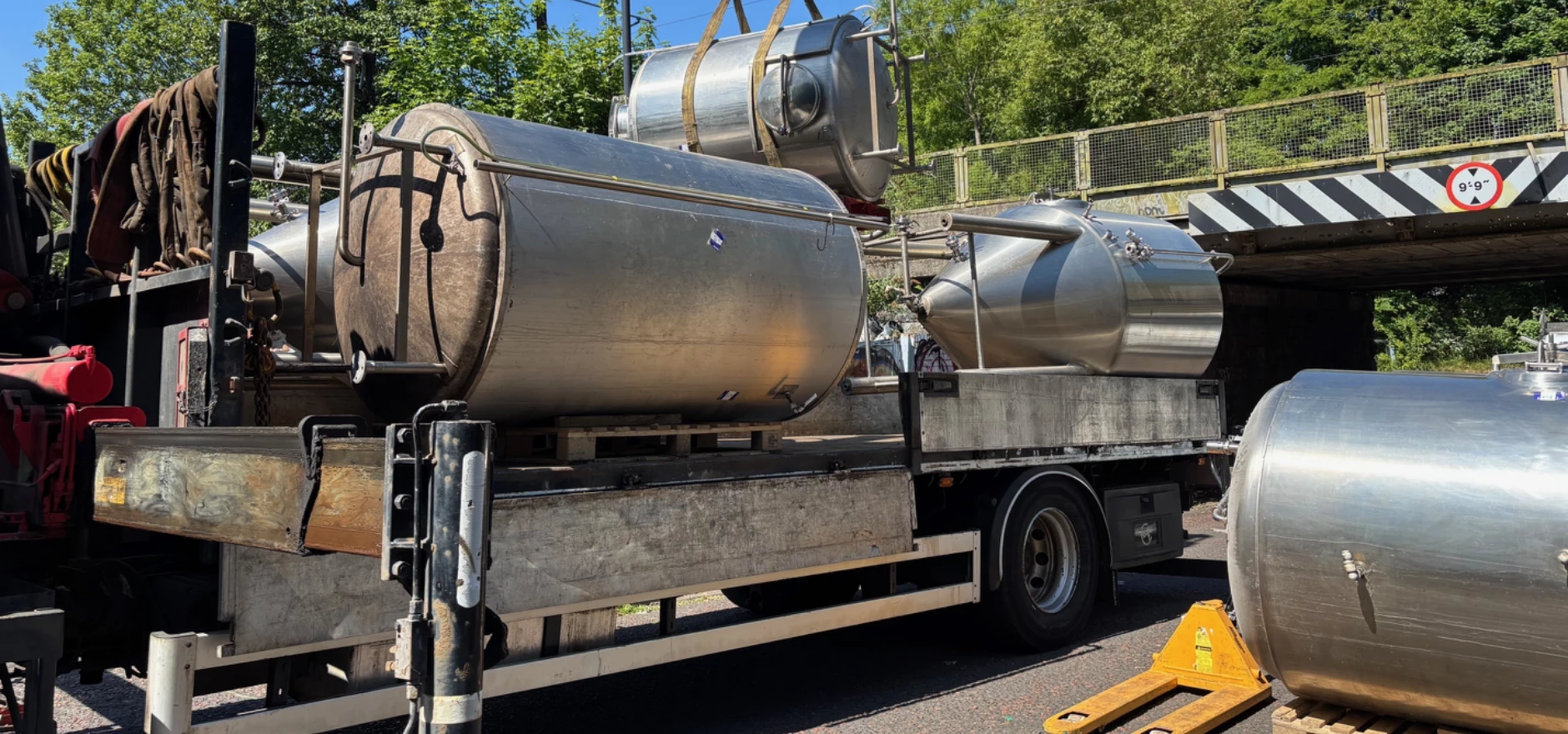 The new fermentation tanks being transported to Anarchy.jpg