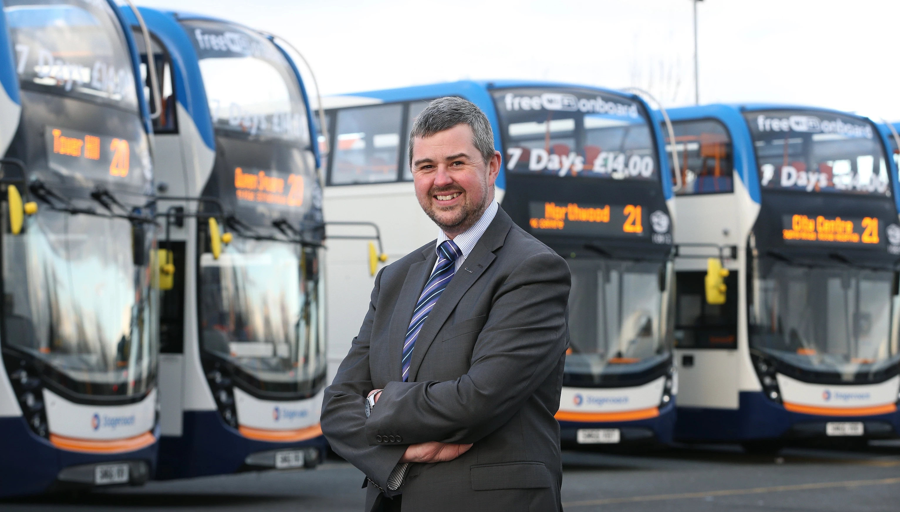 Rob Jones, MD of Stagecoach Merseyside and South Lancashire 