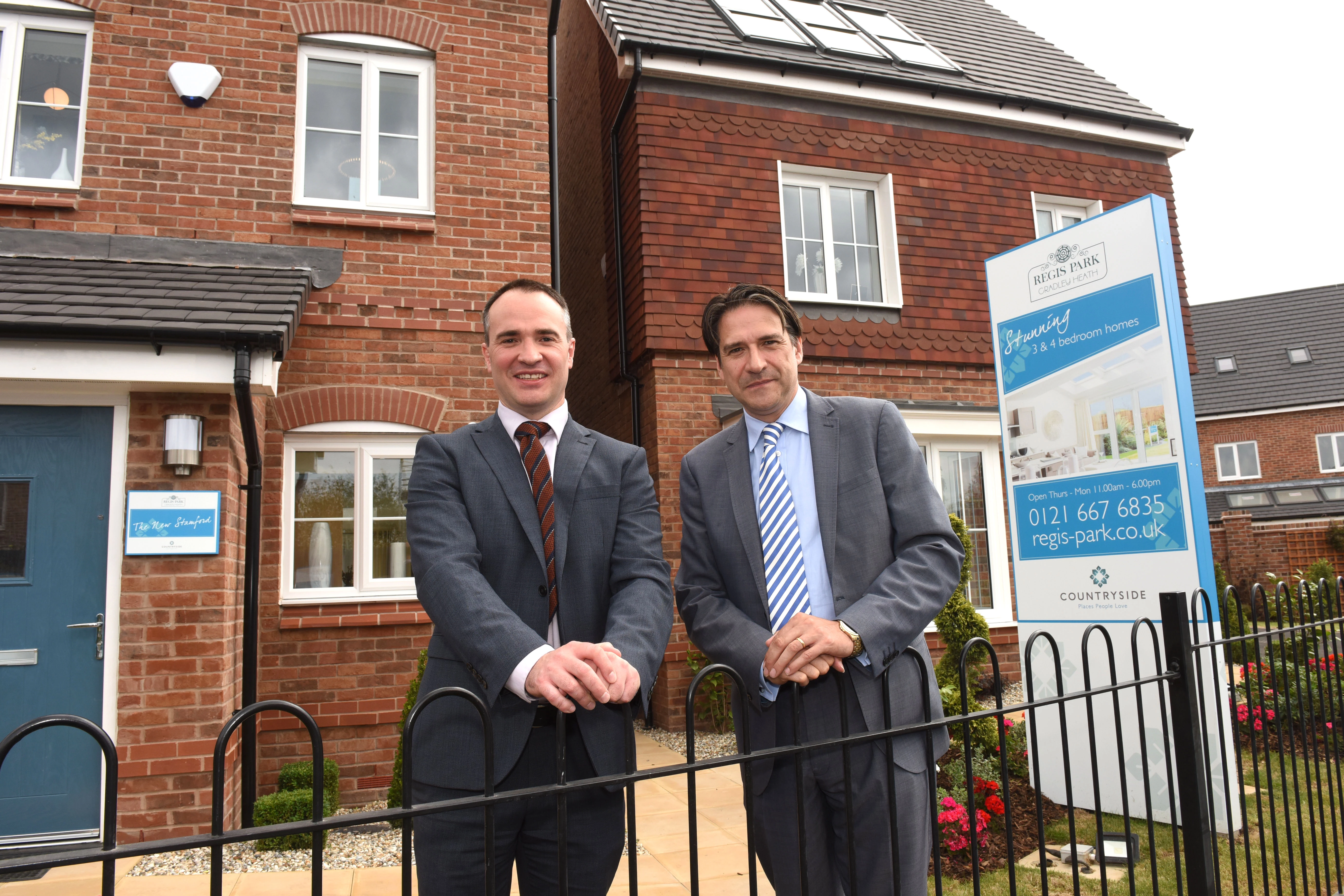 L-R: John Gilbert, Regional Operations Director for Countryside, and James Morris, Halesowen and Rowley Regis MP