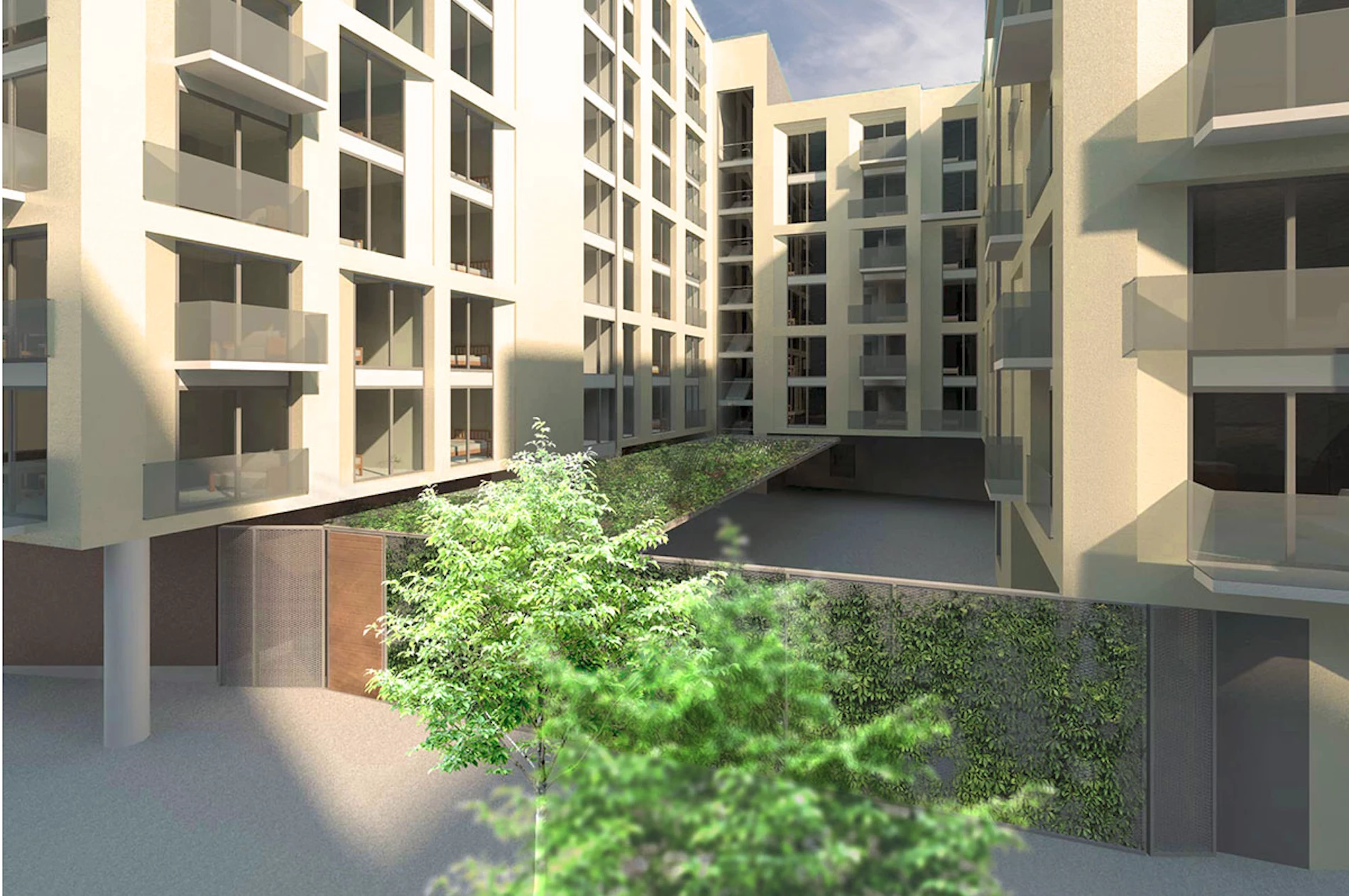CGI of the 111 new homes PRS scheme in Kirkstall, Leeds.