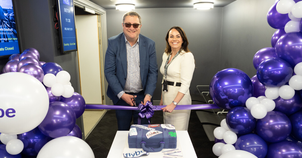 Flybe back in action with flights from Leeds Bradford Airport following ...