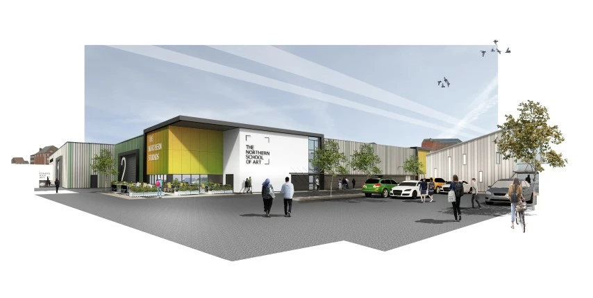 Visual of the proposed 'The Northern Studios'