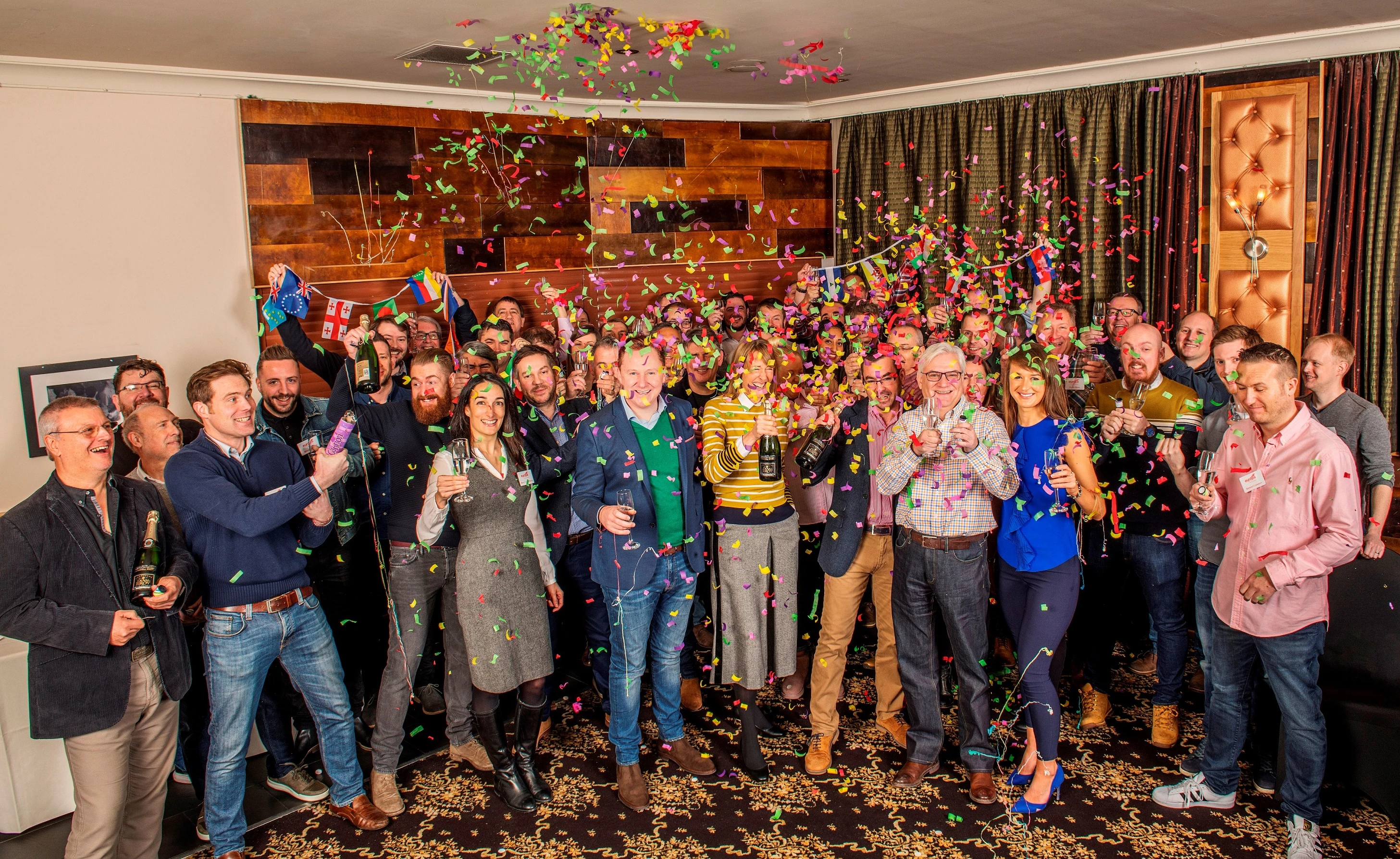 Europa's senior managers celebrate successful year
