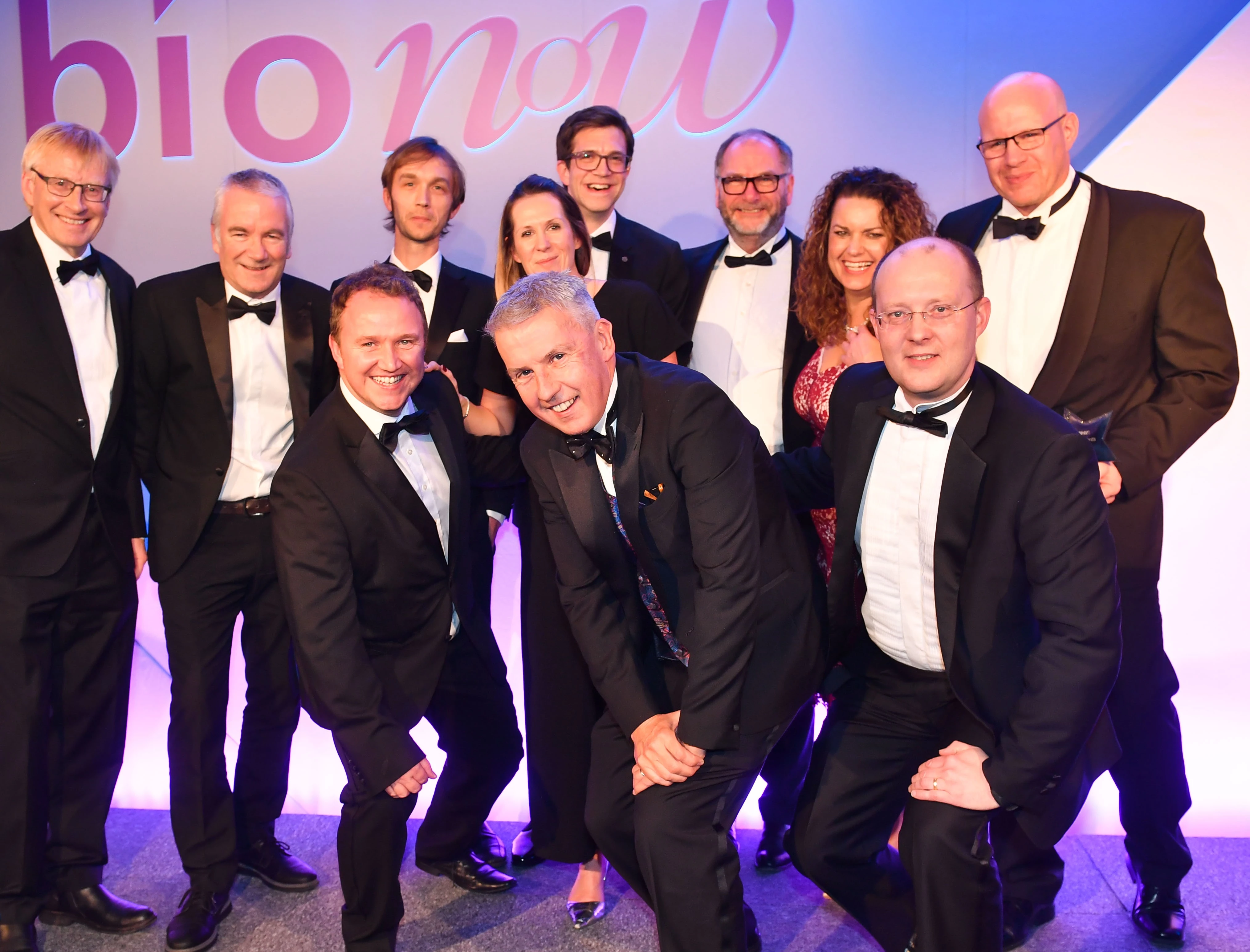 The winning team from Yourgene Health
