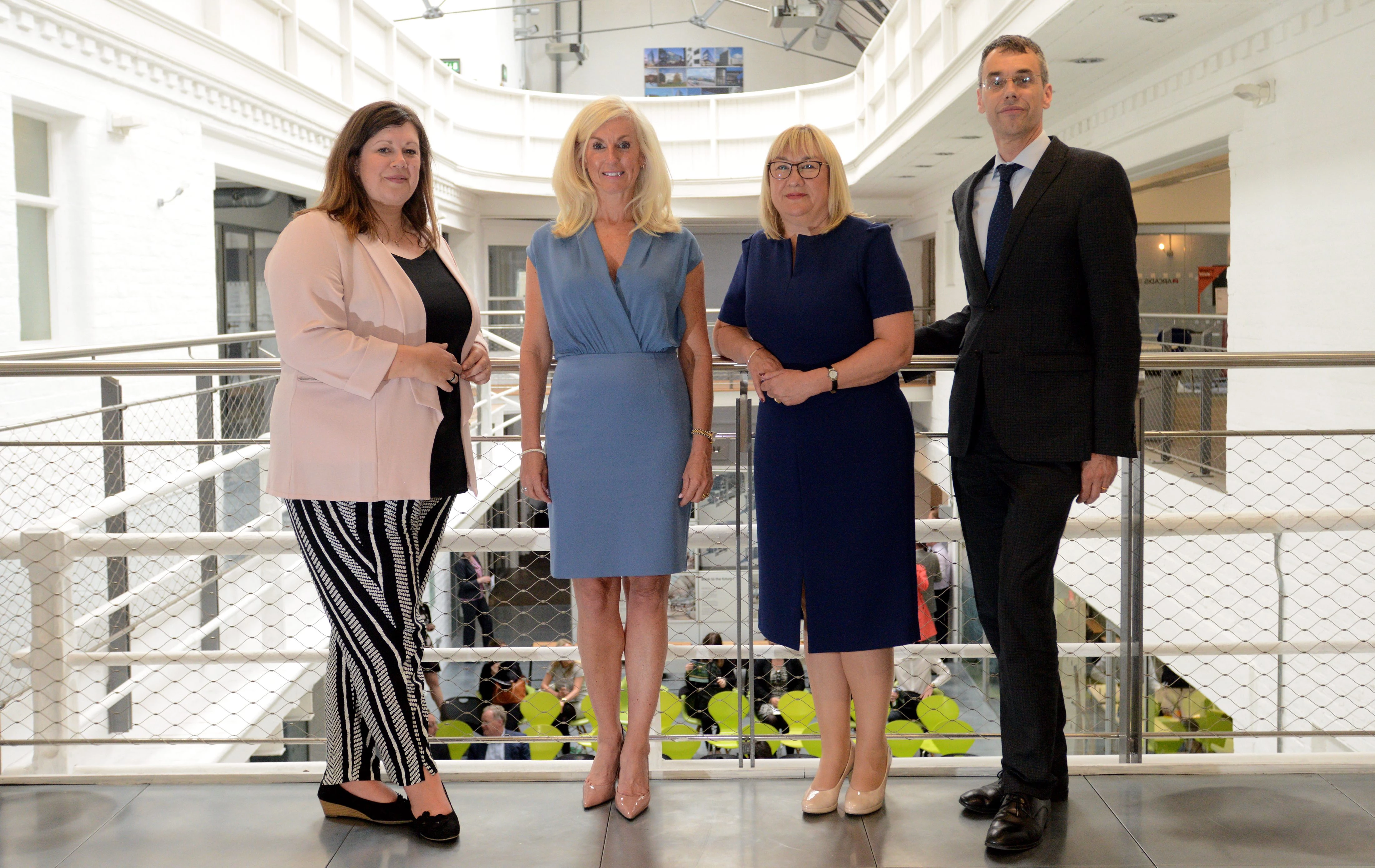 Catherine Walker, Michelle Percy, Pat Richie and Tom Warburton.