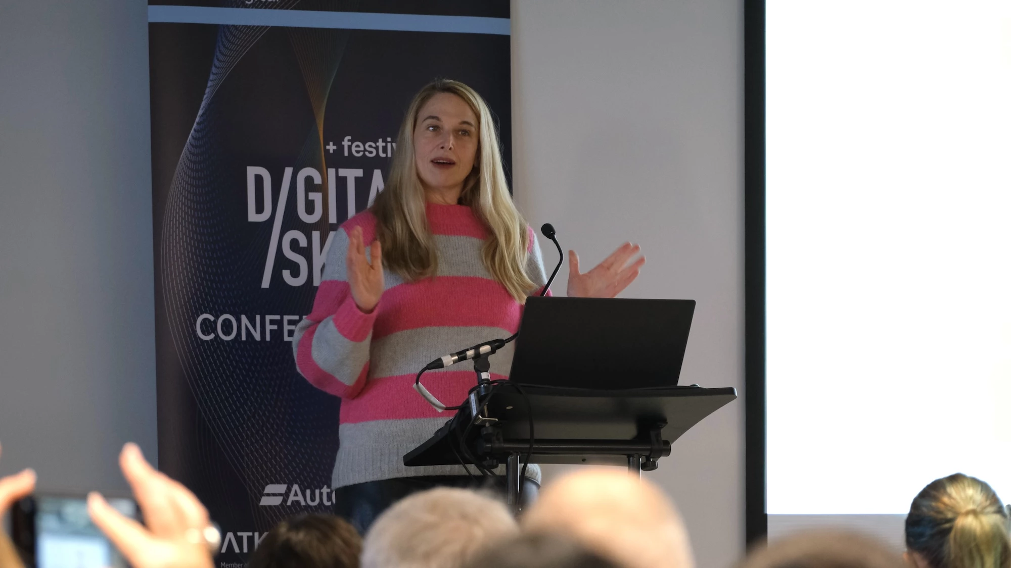 Chair of Manchester Digital Alison Ross at last year's Digital Skills Festival 