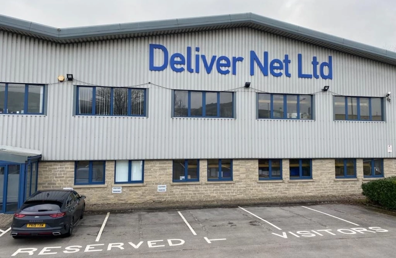Deliver Net’s head office and depot in Skipton