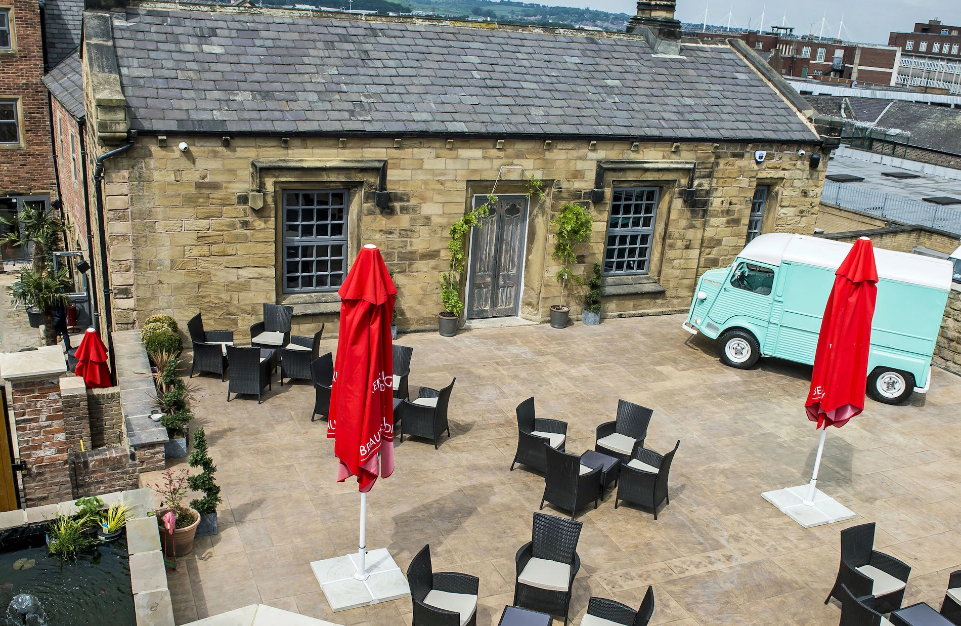 The George Wright boutique hotel, bar and restaurant which has just opened in Rotherham.