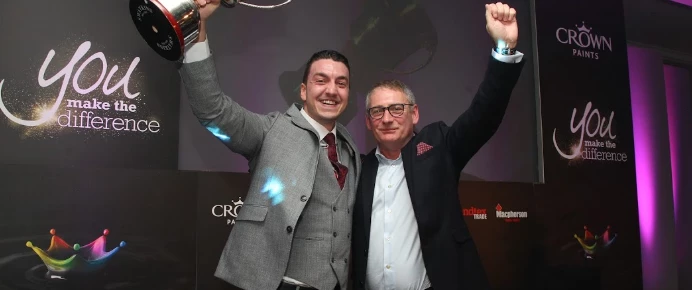 Anthony Gillet wins the Decorating Centre of year