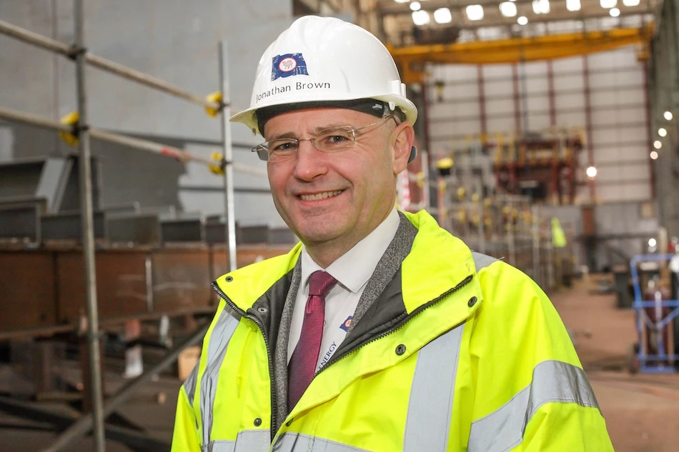 Jonathan Brown, managing director of Cammell Laird’s energy division