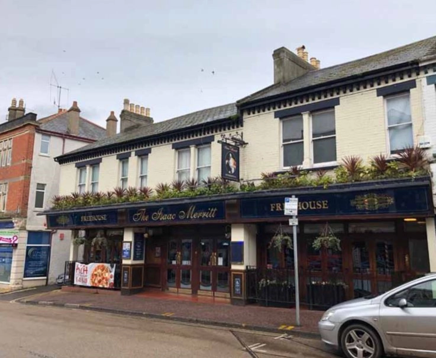 The Isaac Merritt pub in Paignton, up for auction with Pugh