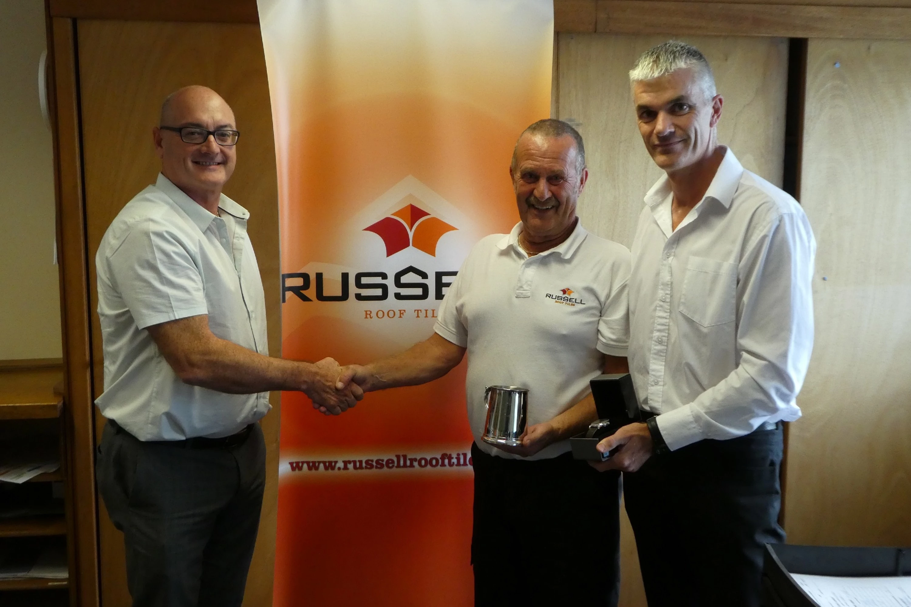 L to R - Andrew Hayward John Jamieson and Bruce Laidlaw