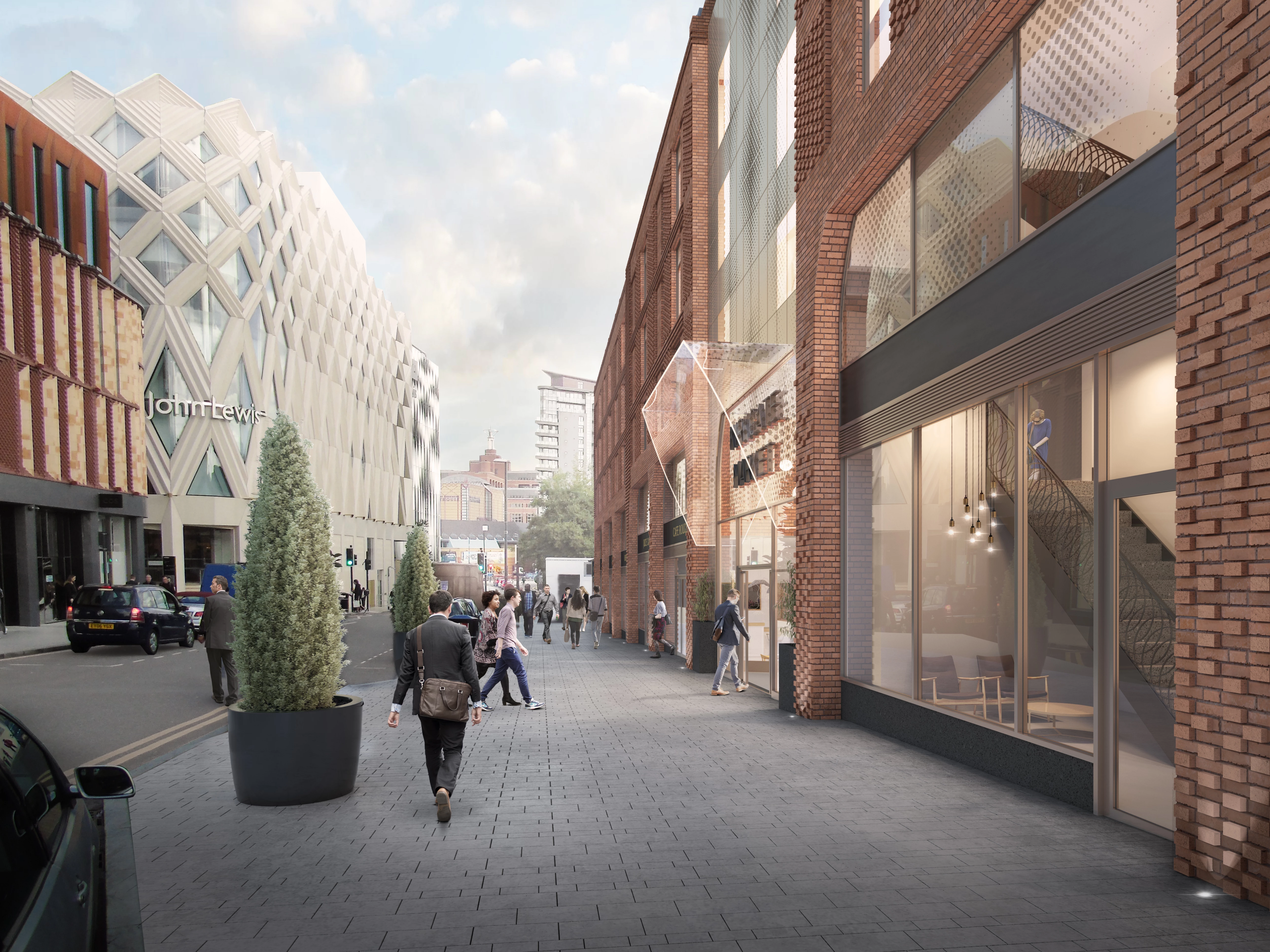 An artist's impression of what the redevelopment of George Street would look like.